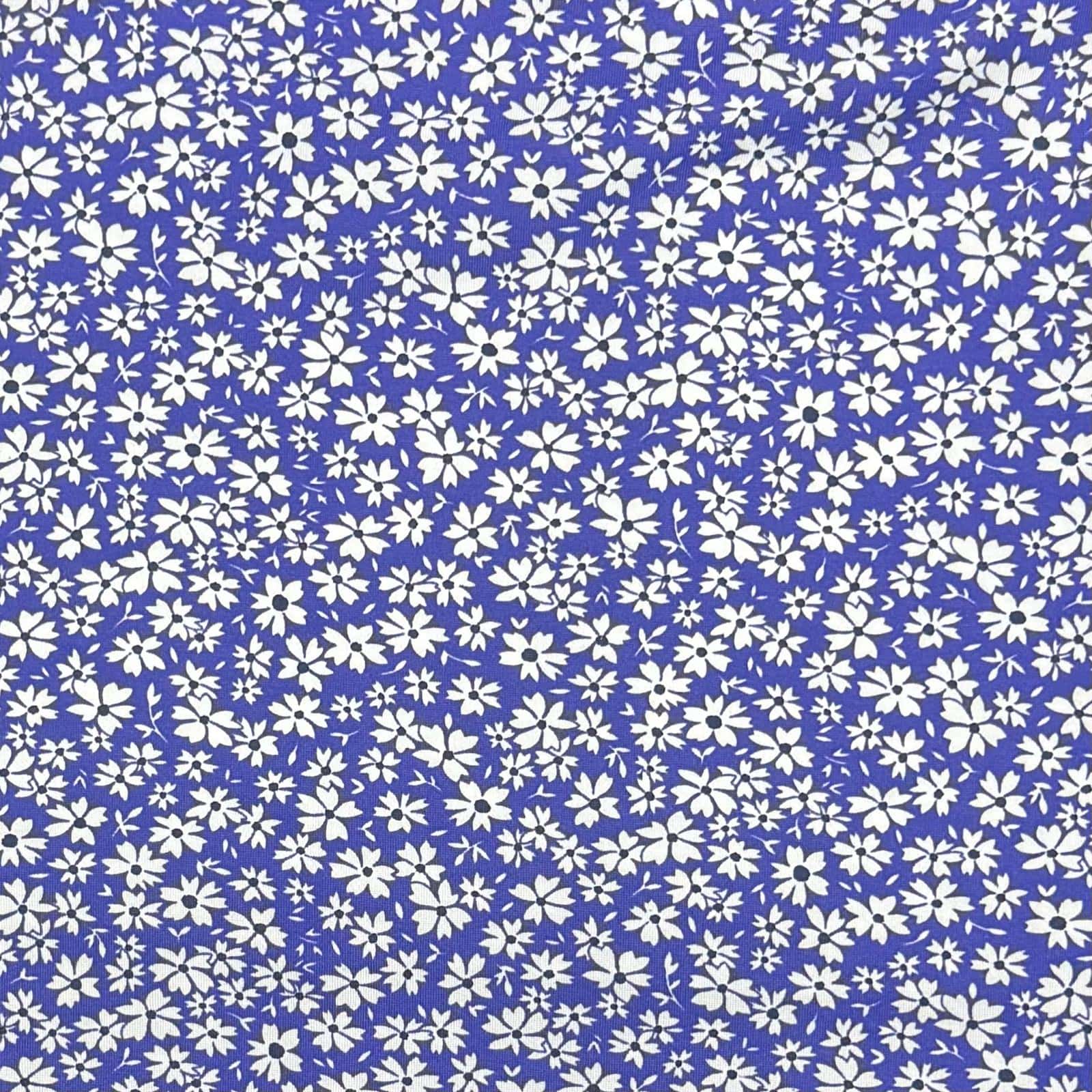 Pound A Metre 3 Metres Premium Cotton Jersey- 55'' Wide -(Purple & White)