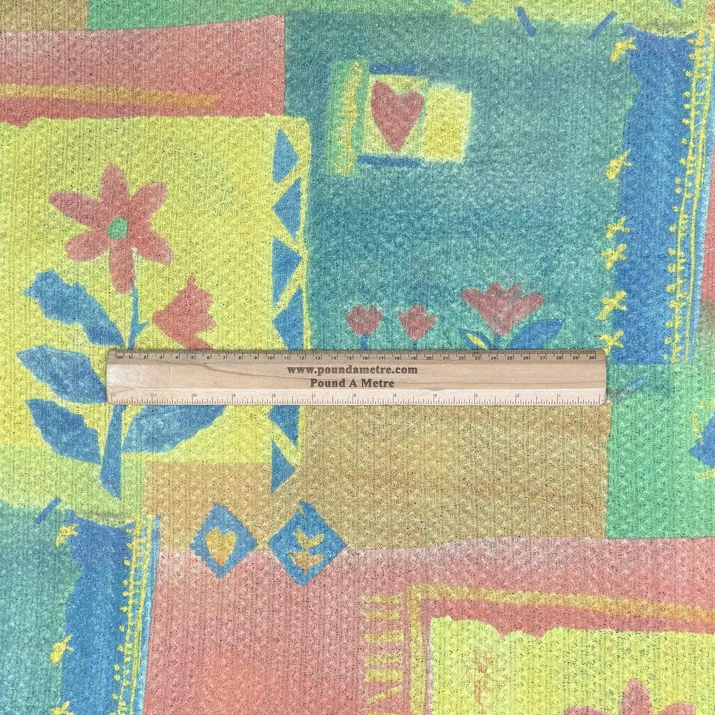 Pound A Metre 3 Metres Printed Benjamin Jersey 55" Wide (Gardens)