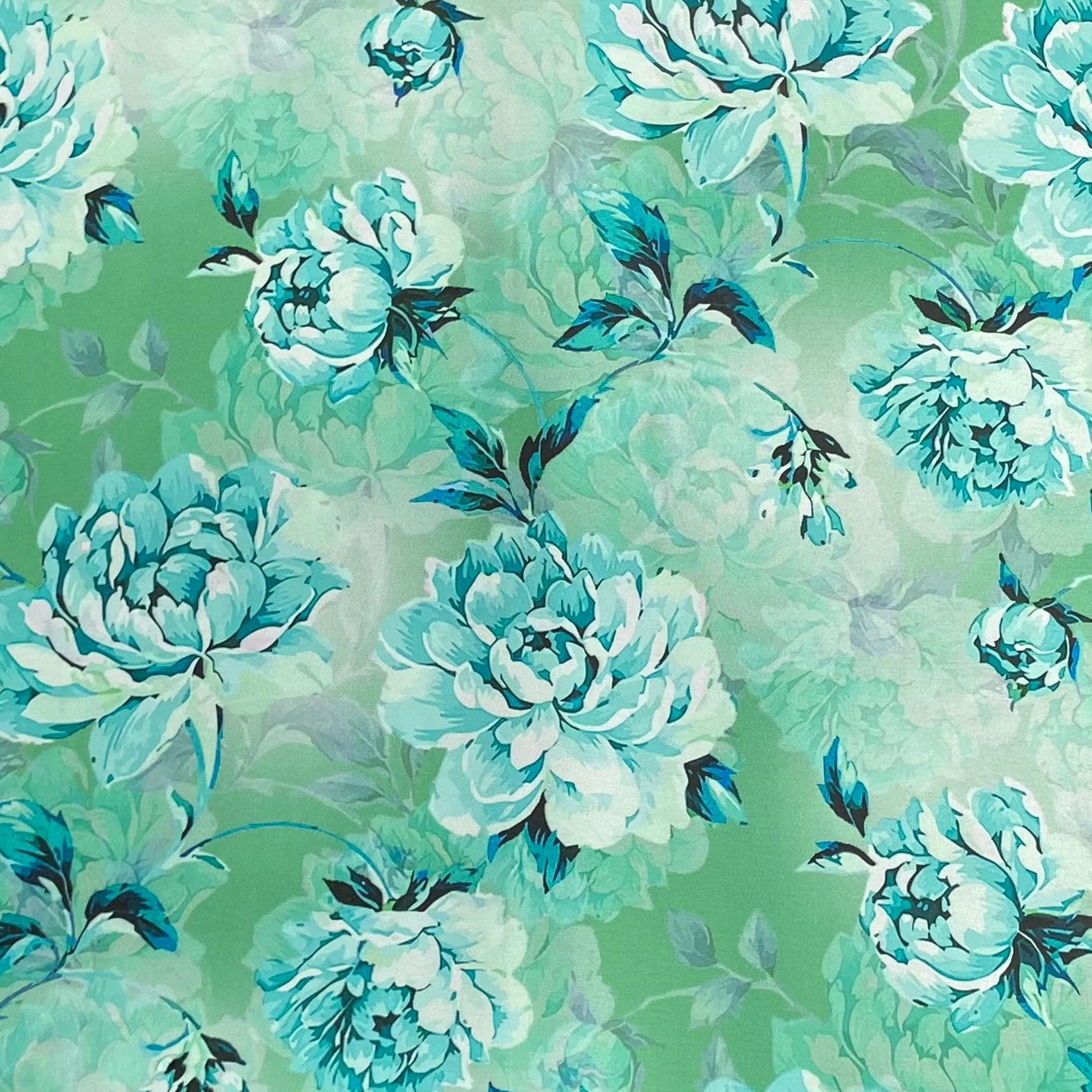 3 Metres Silky-Smooth Printed Satin- 45
