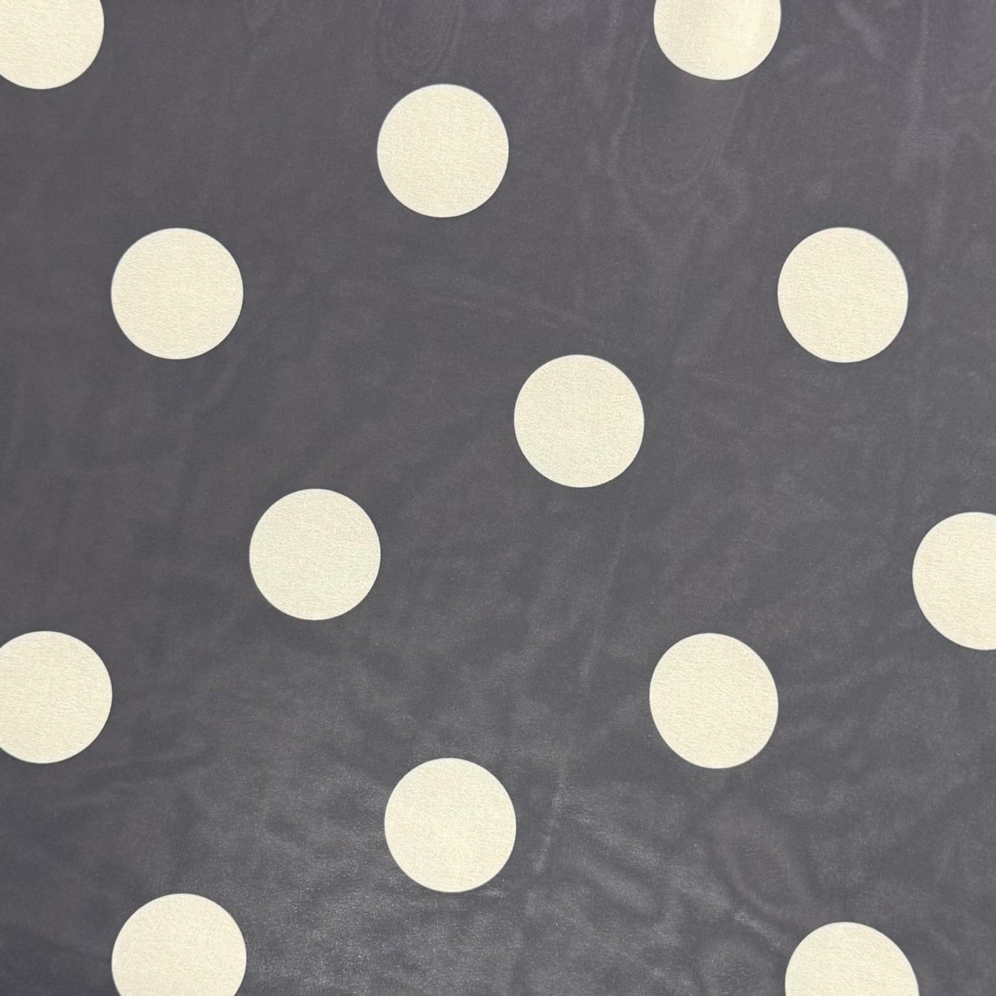 Pound A Metre 3 Metres Super Smooth Printed Chiffon 55" Wide (Polka)