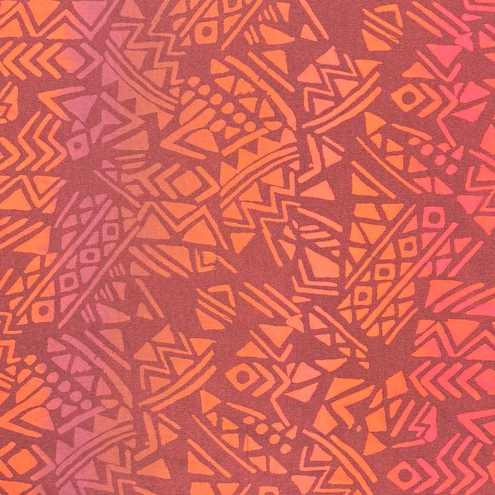 Pound A Metre 3 Metres Super Soft Printed Bengaline 55" Wide (Abstract)