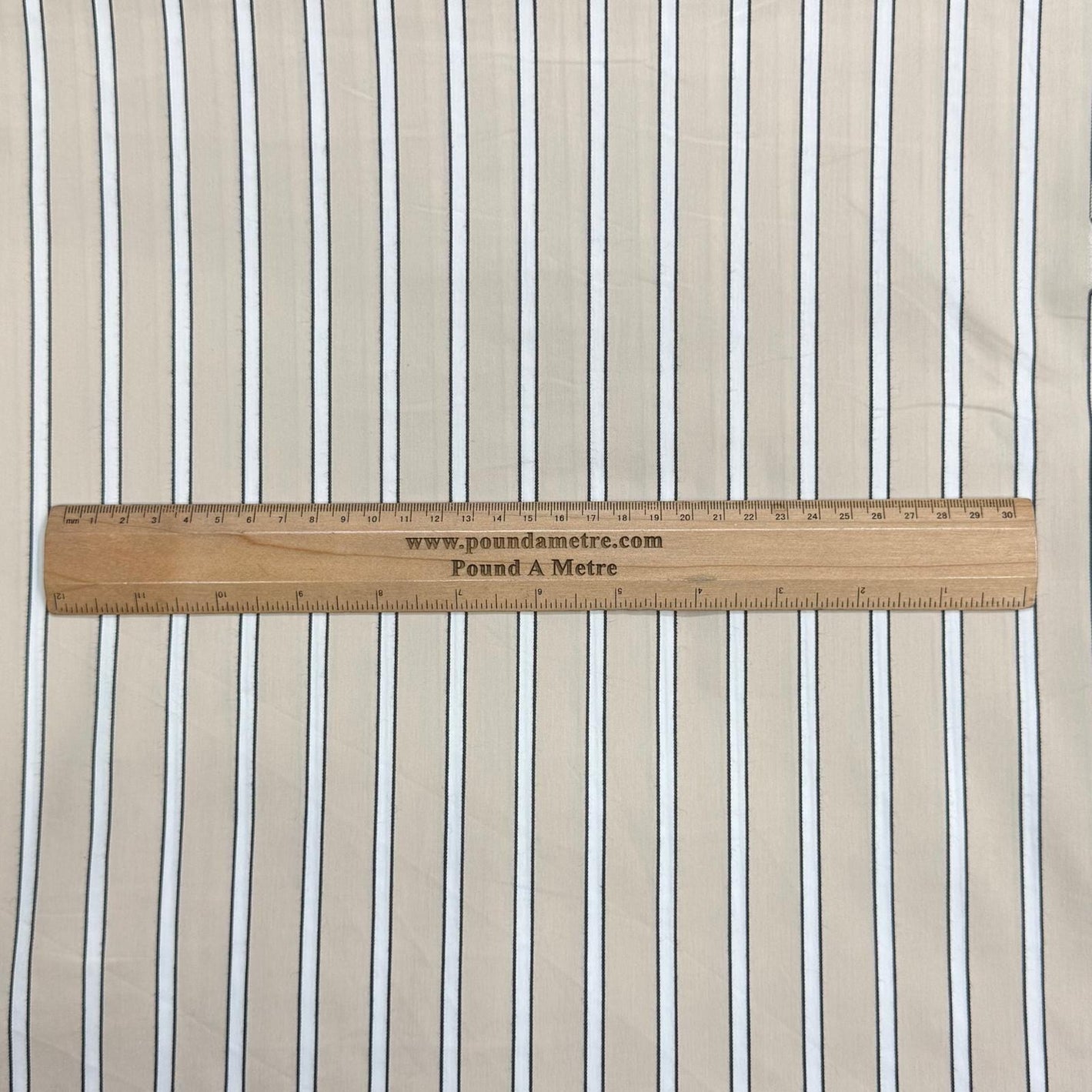 Pound A Metre 3 Metres Super Soft Printed Bengaline 55" Wide (Beige)