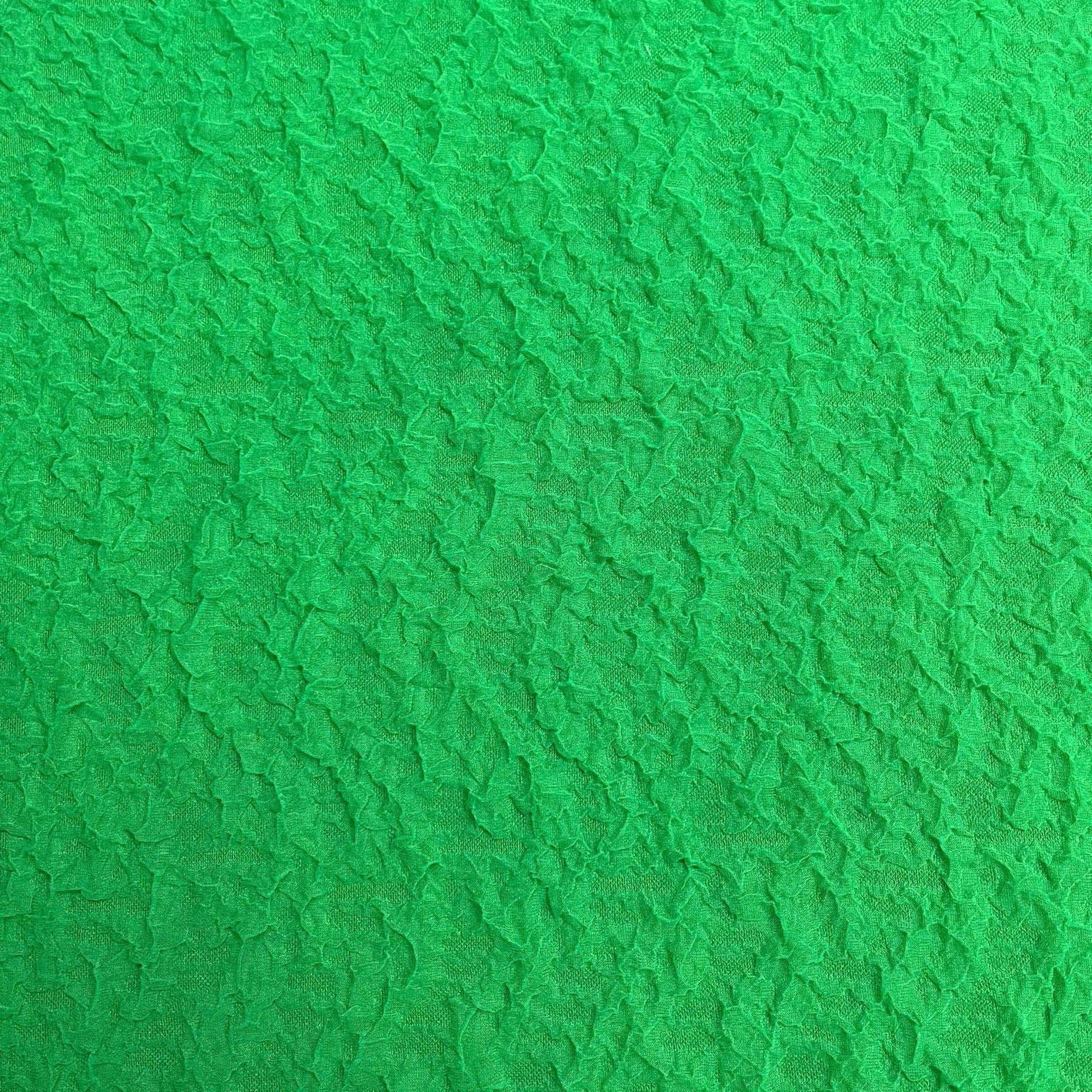 Pound A Metre 3 Metres Tissue Effect Crepe Jersey 55'' Wide (Green)