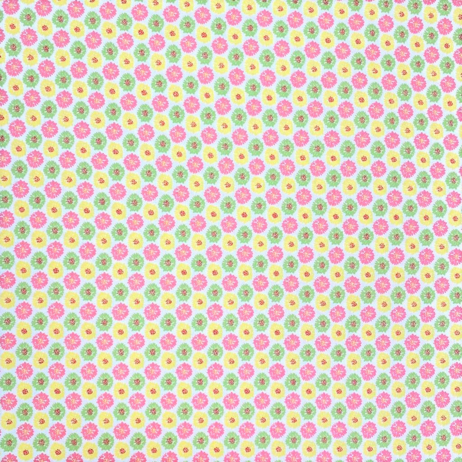 Meadow Collection, Printed Digital Cotton, ' Dainty Flowers' - 45" Wide