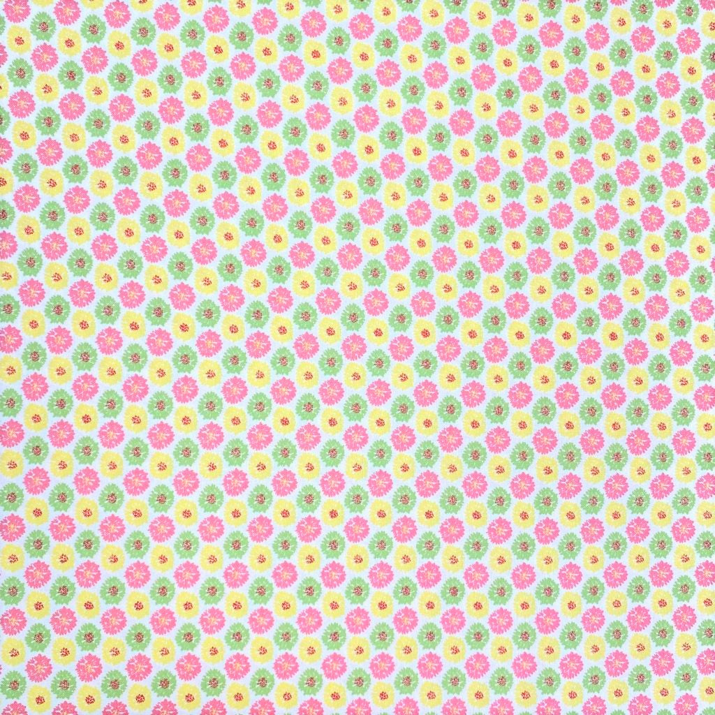 Meadow Collection, Printed Digital Cotton, ' Dainty Flowers' - 45" Wide