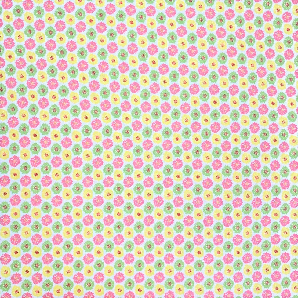 Meadow Collection, Printed Digital Cotton, ' Dainty Flowers' - 45" Wide