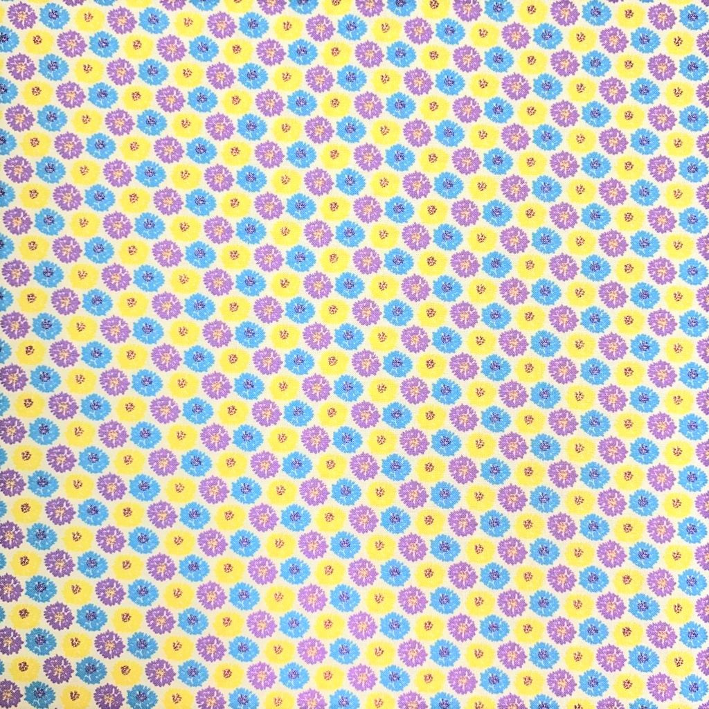 Meadow Collection, Printed Digital Cotton, 'Daisy' - 45" Wide