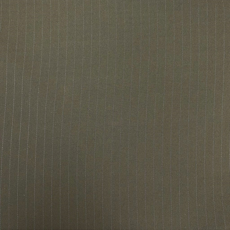 3 Metres Printed Pinstripe Suiting, 'Black' - 55" Wide