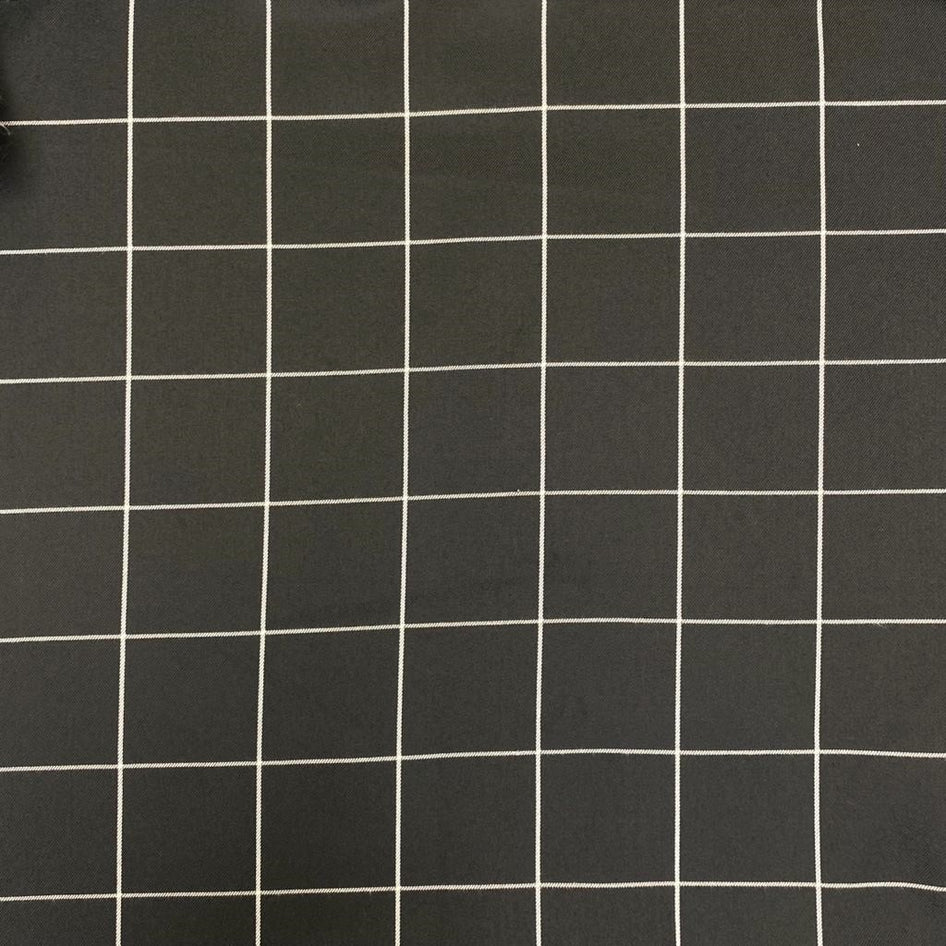 3 Metres Printed Pinstripe Suiting, 'Checks - 55" Wide