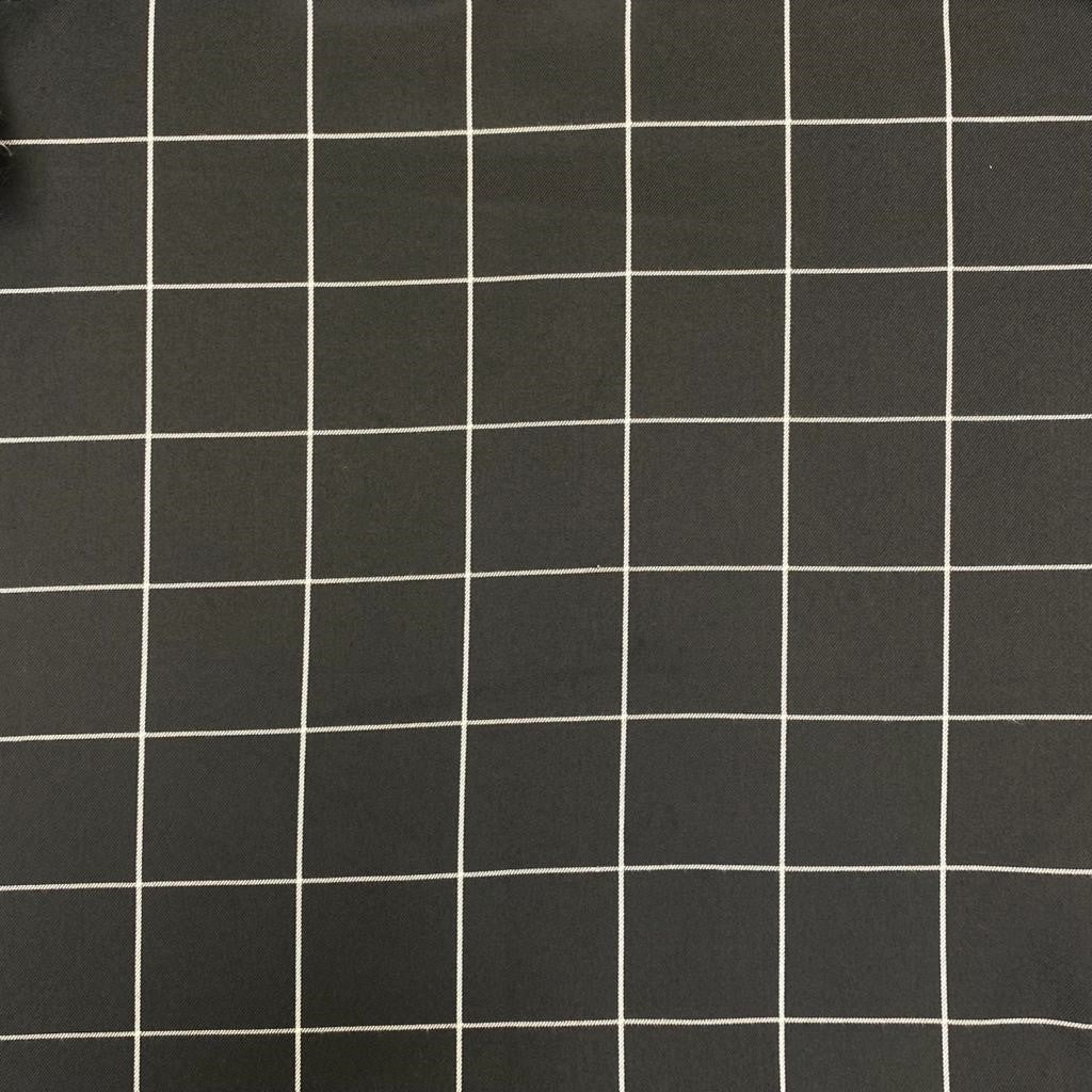 3 Metres Printed Pinstripe Suiting, 'Checks - 55" Wide