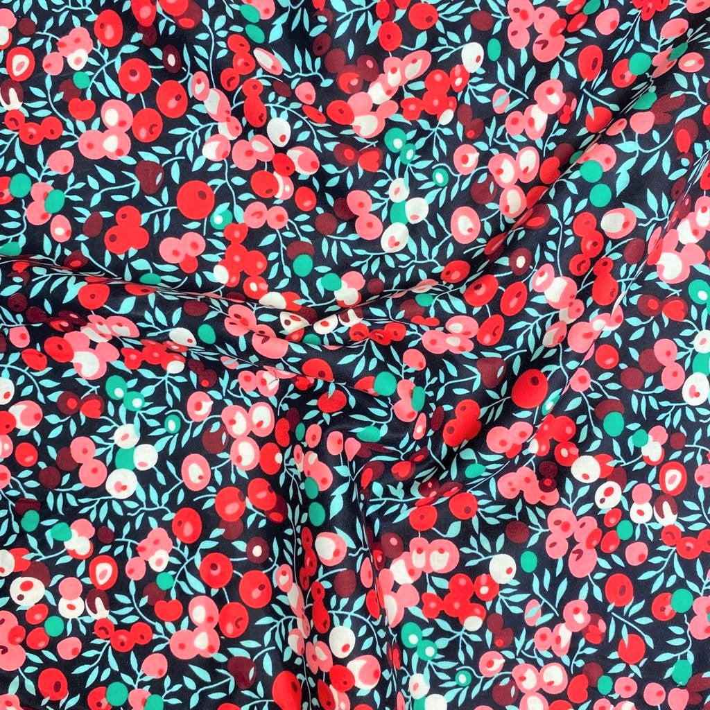 Per Metre Premium quality Digital Cotton, 'Cherries' - 45" Wide
