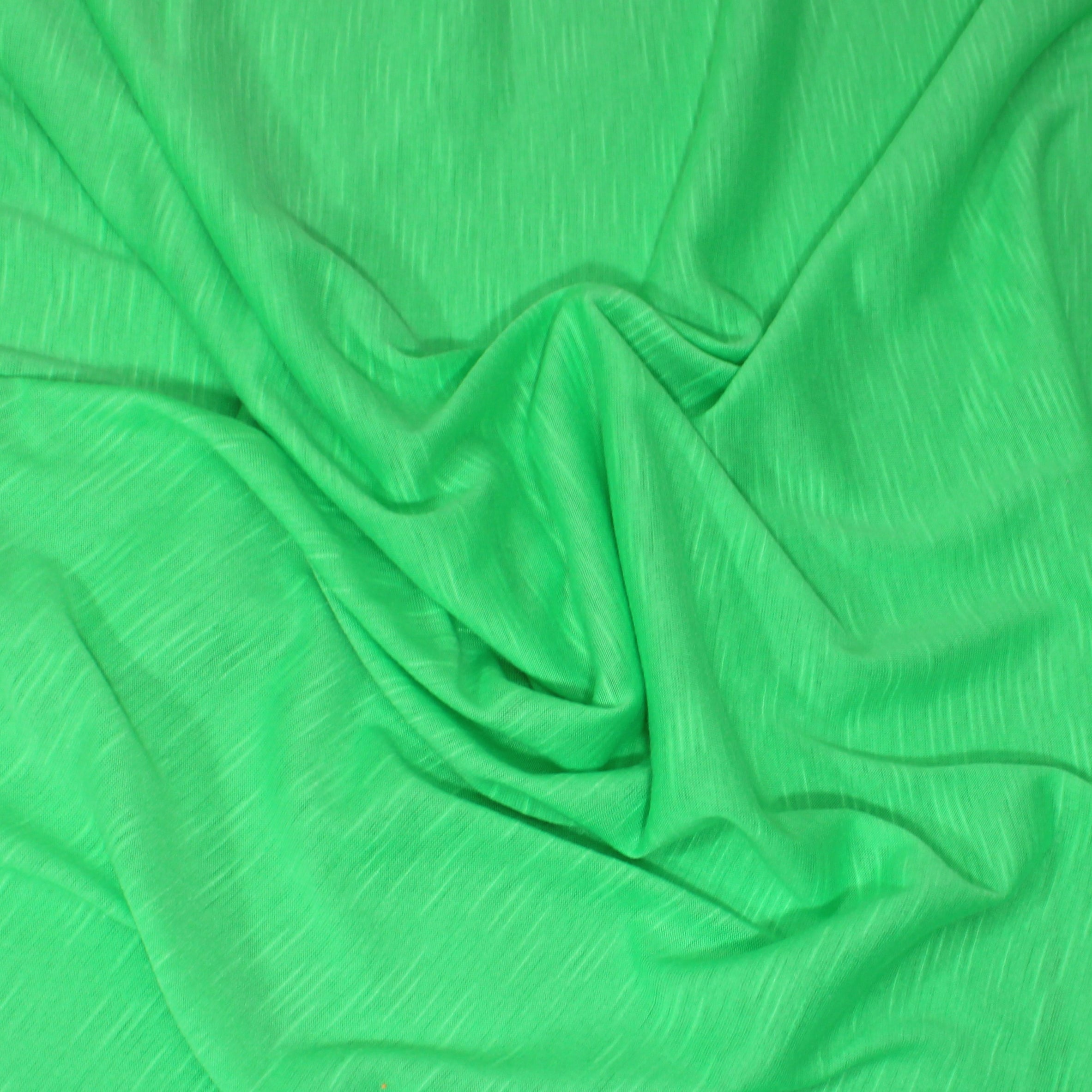 3 Metres, Bamboo Jersey, 'GREEN' -55" Wide