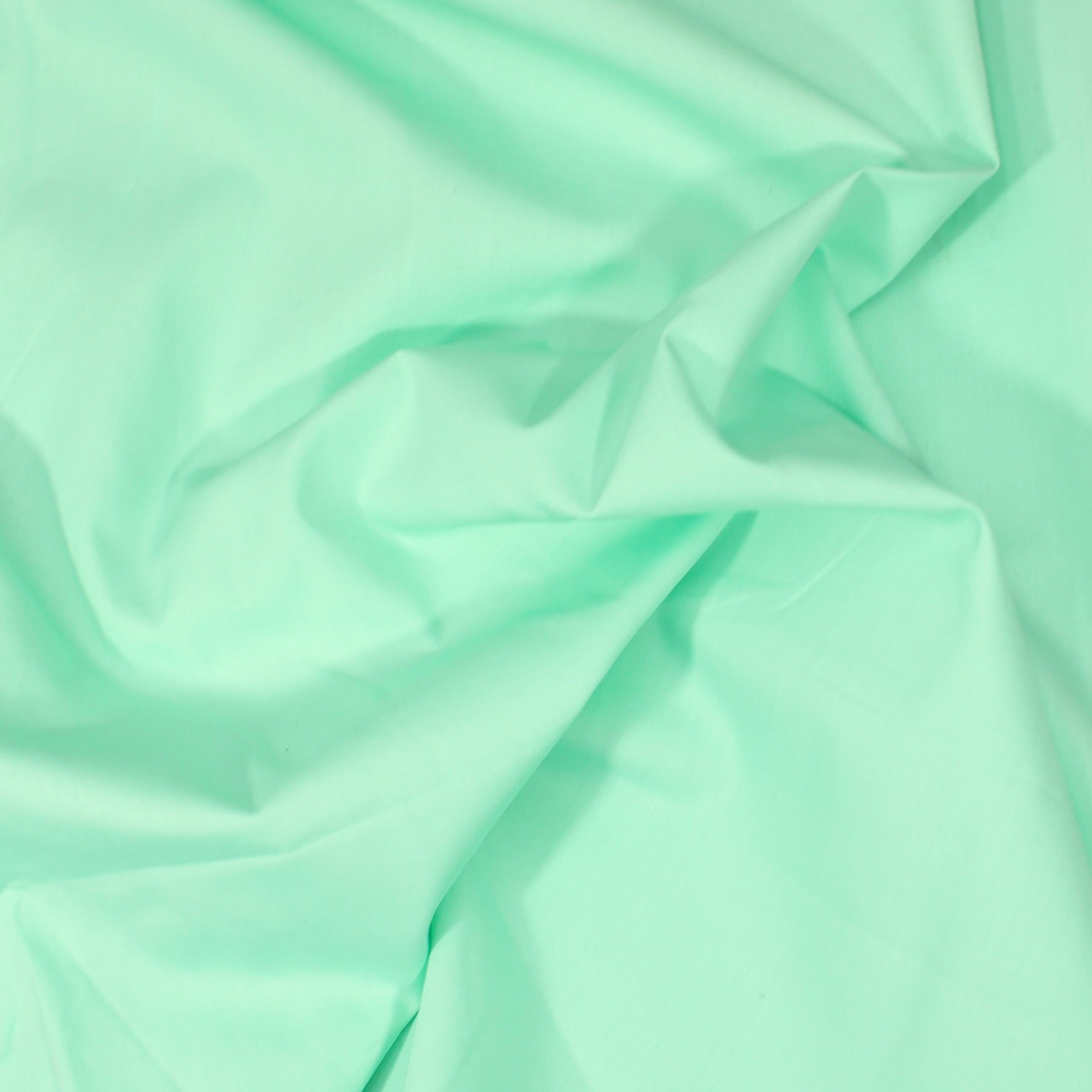 3 Metres, Stretch Cotton, 'MINT GREEN' -55" WIDE
