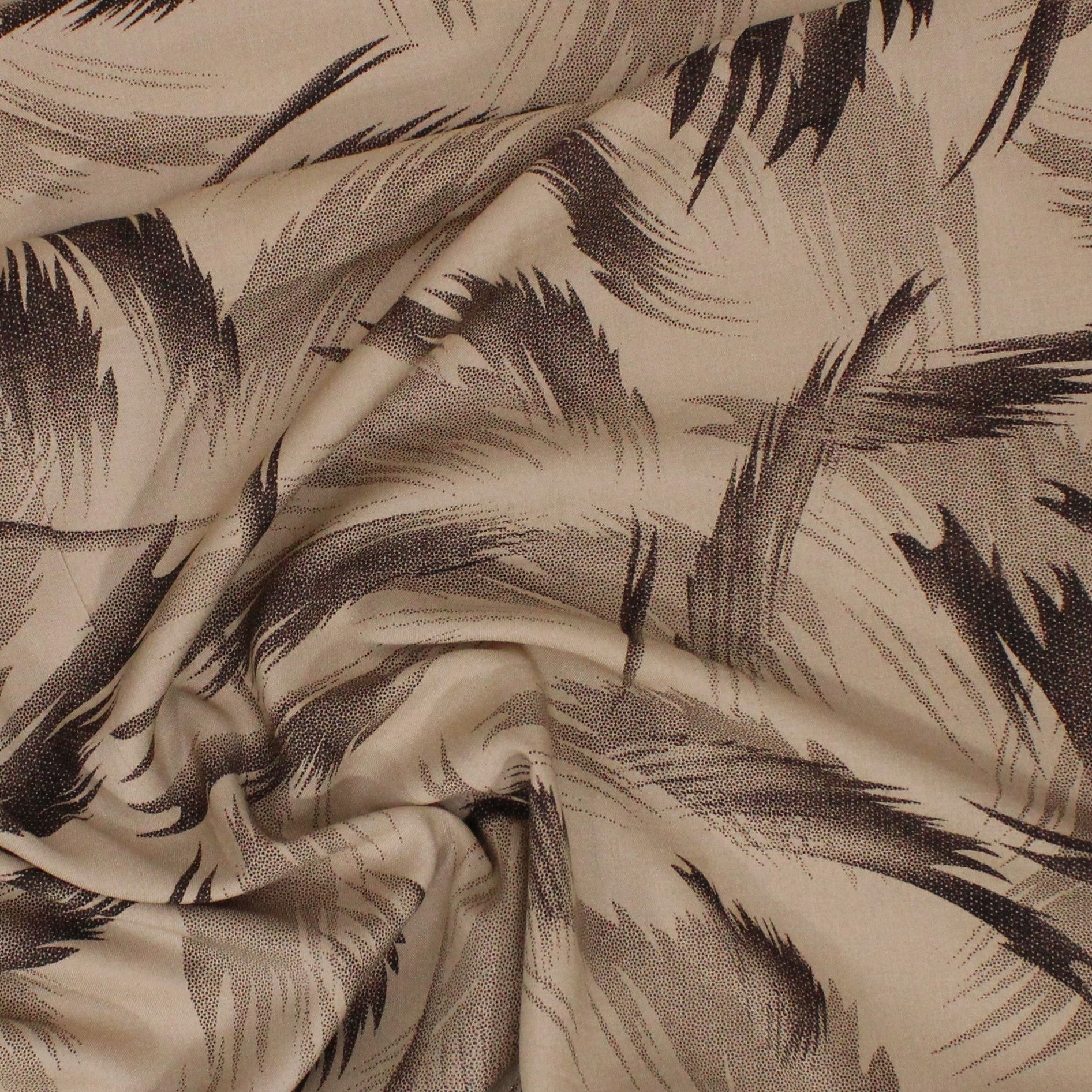 Premium Viscose Fabric, 'BROWN' - 55" Wide (3 Metres)