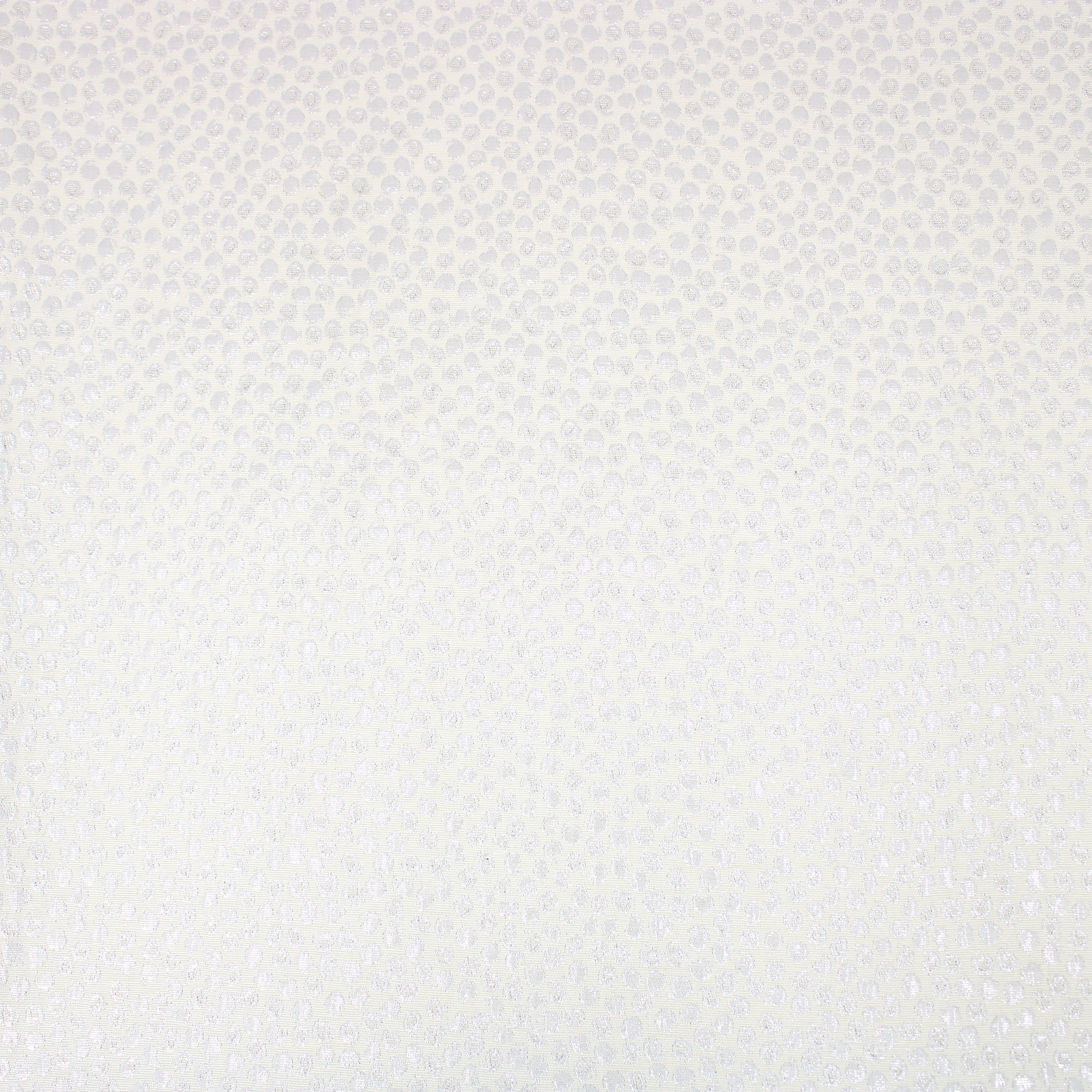 3 Metres, Jacket Weight Jacquard, 'WHITE' -55" WIDE