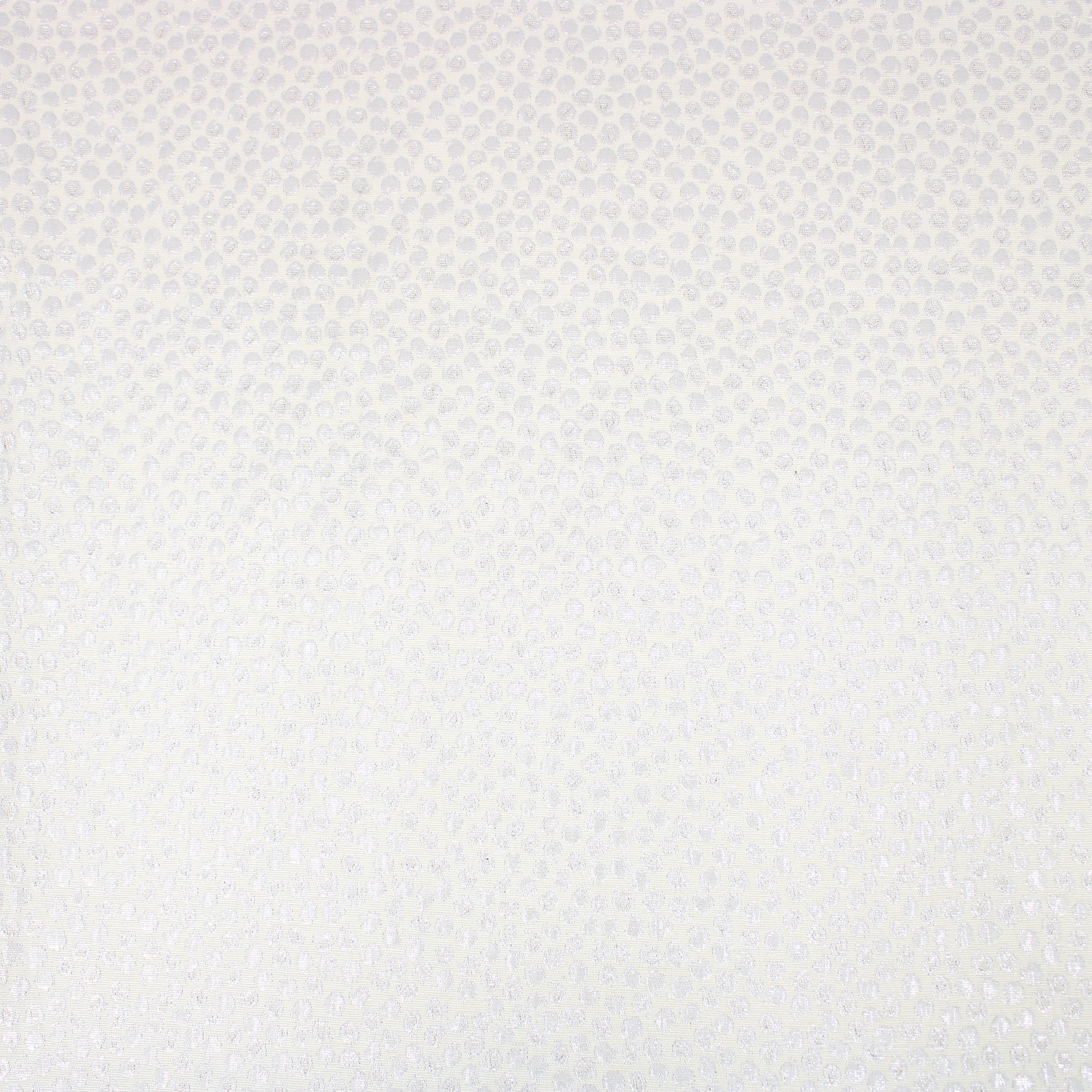 3 Metres, Jacket Weight Jacquard, 'WHITE' -55" WIDE