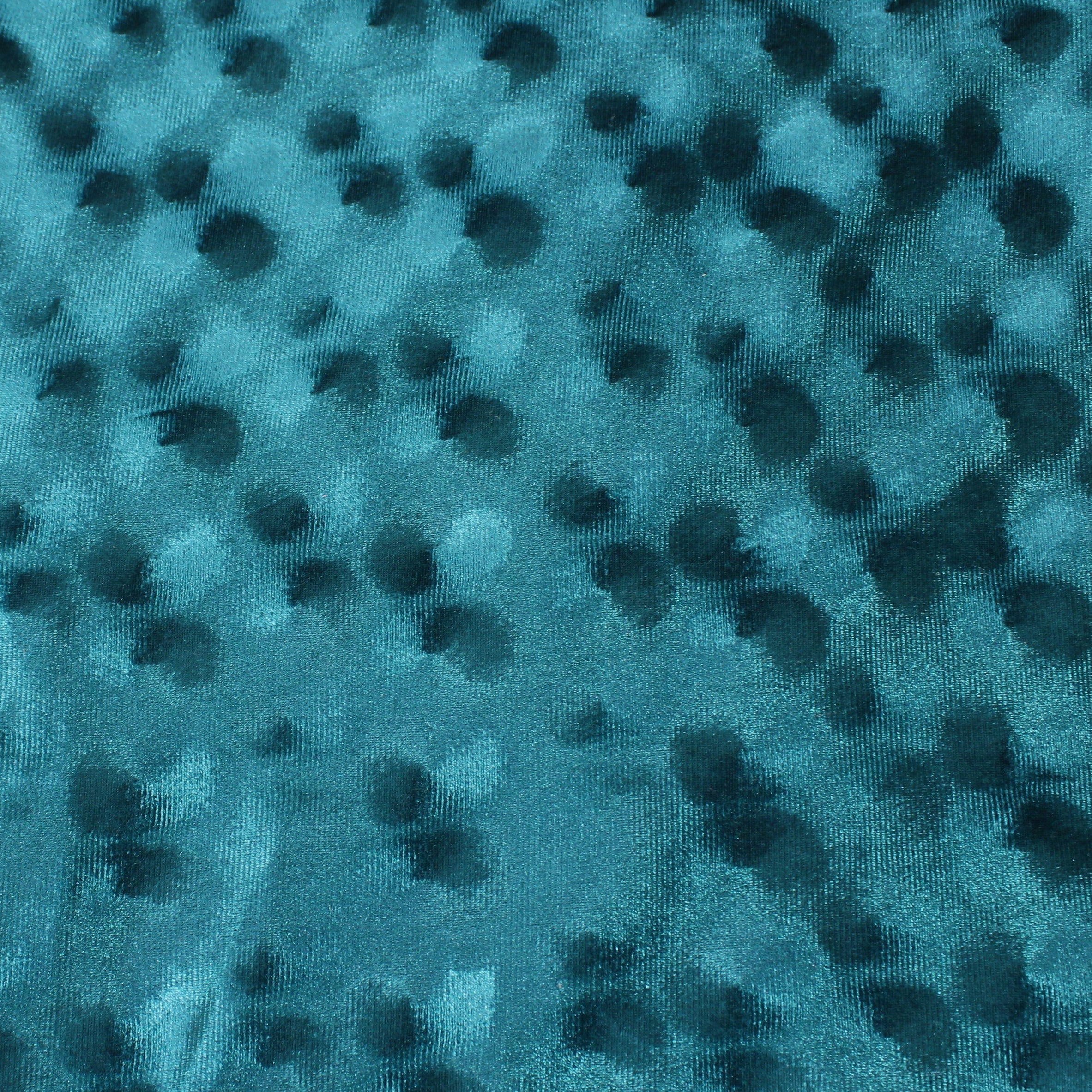 3 Metres, Patterned Spandex velvet, 'TEAL' - 55" Wide