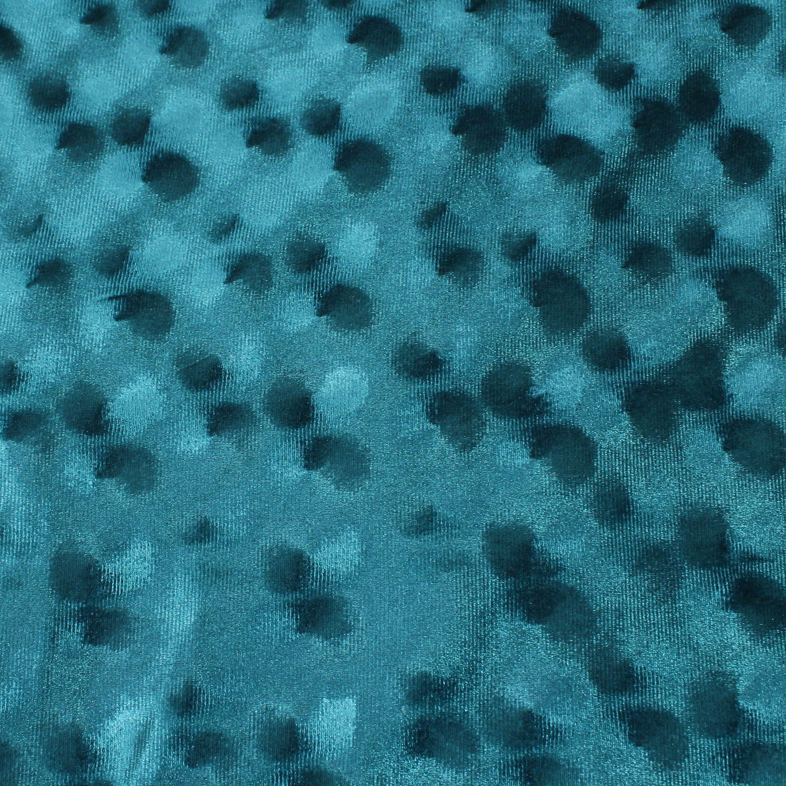 3 Metres, Patterned Spandex velvet, 'TEAL' - 55" Wide