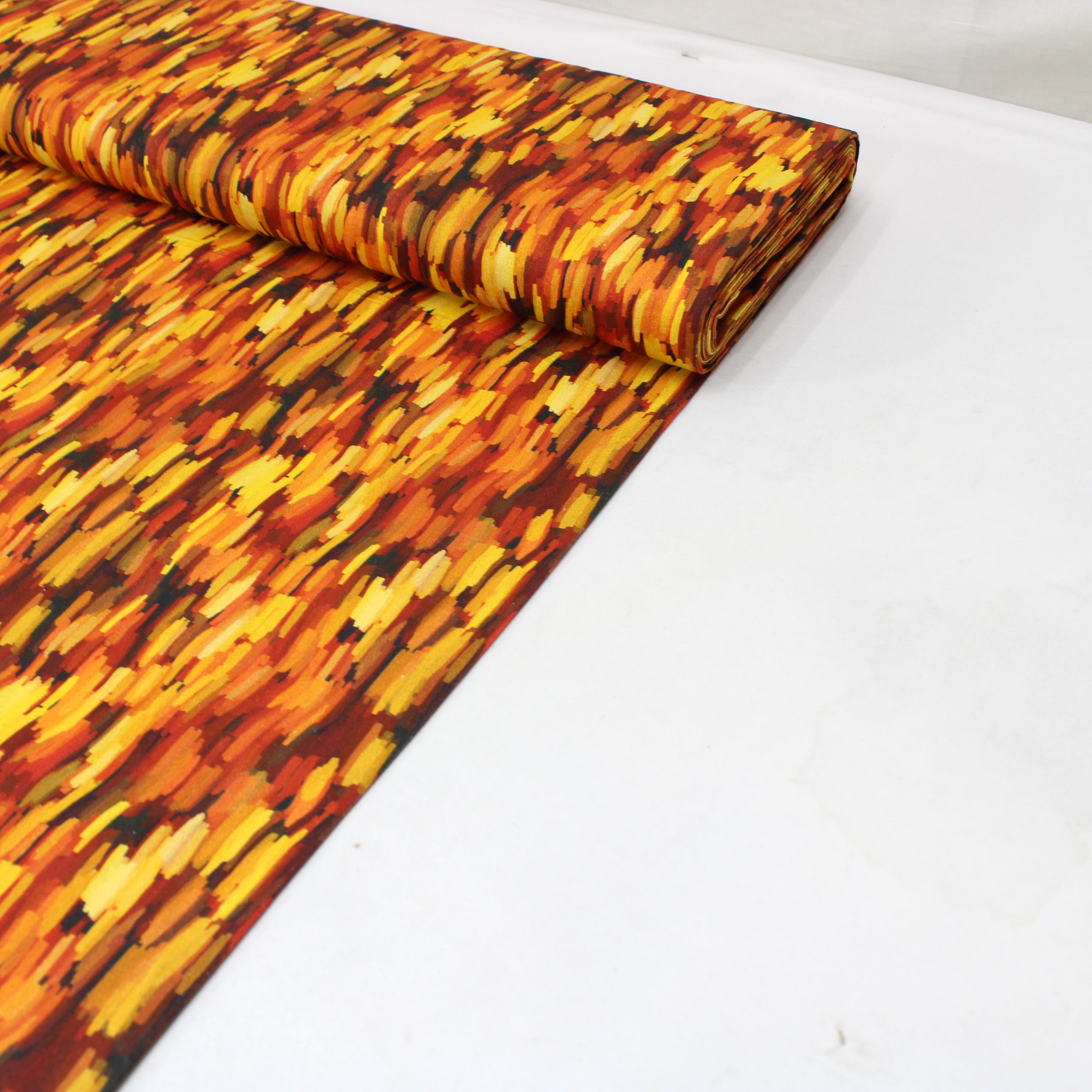 Digital Printed Cotton, 'BROWN' - 44" Wide (Per Metre)