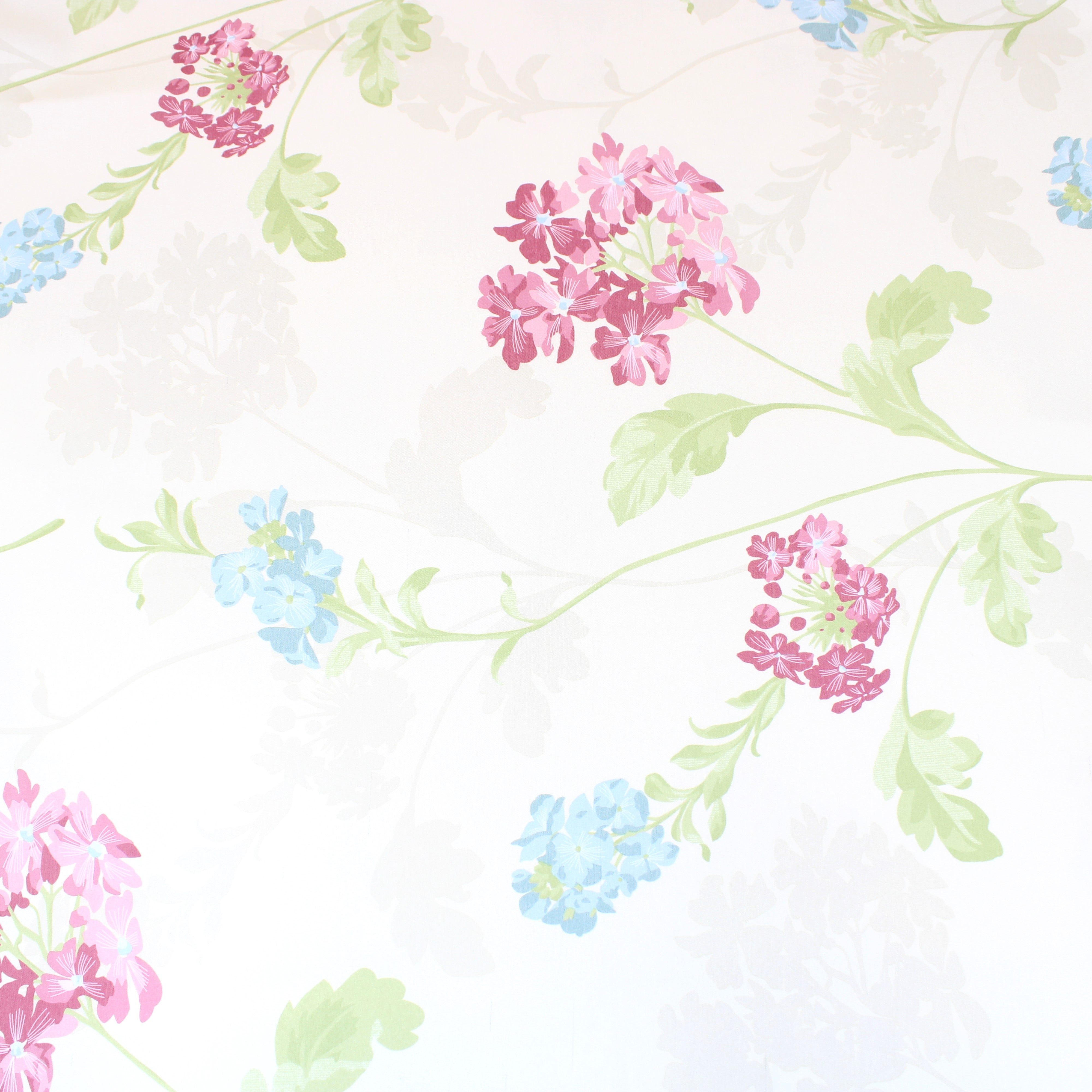 3 Metres Printed Panama 100% Polyester 'Floral'-55" Wide