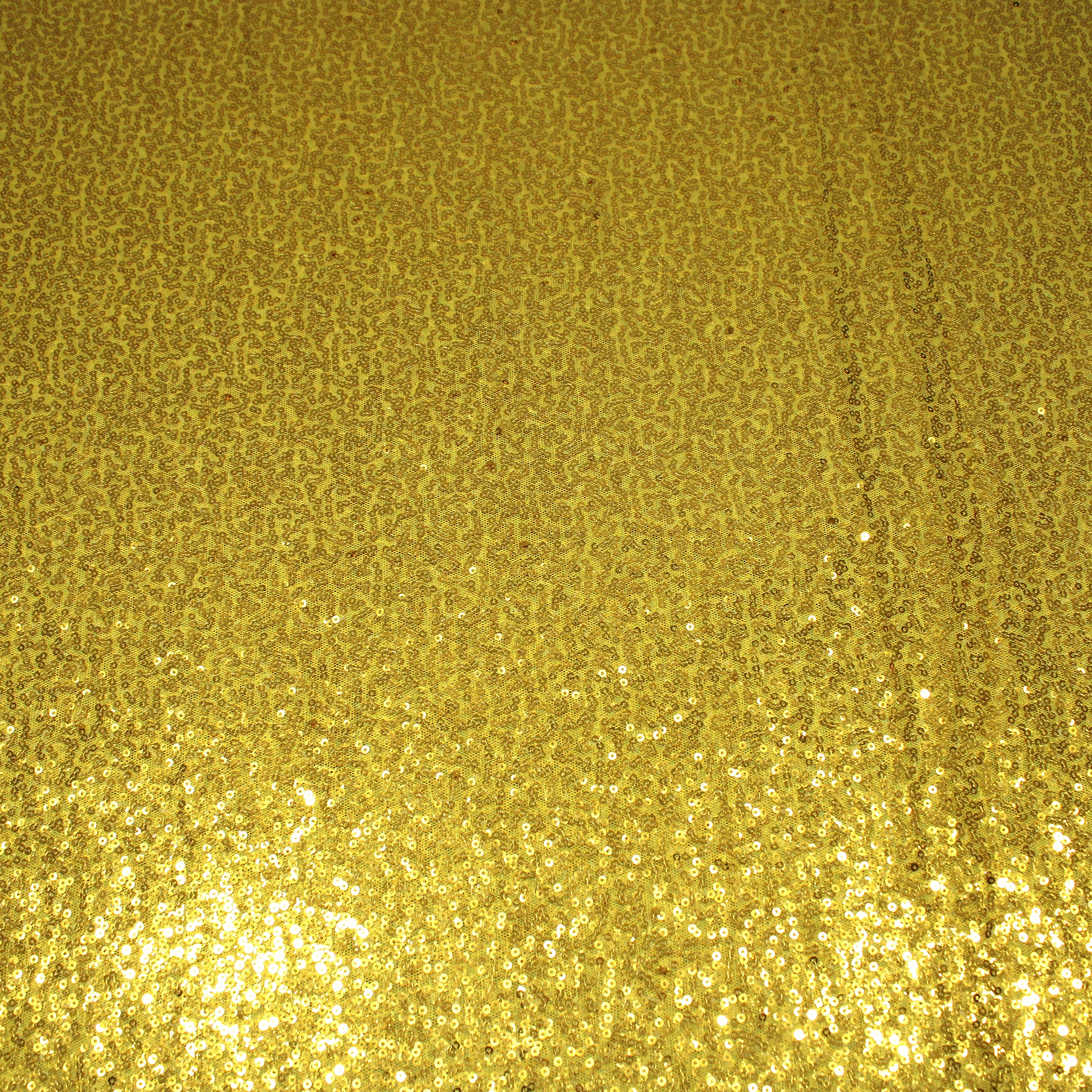 3 Metres - Luxurious Sequins On Net - 55" Wide - Gold