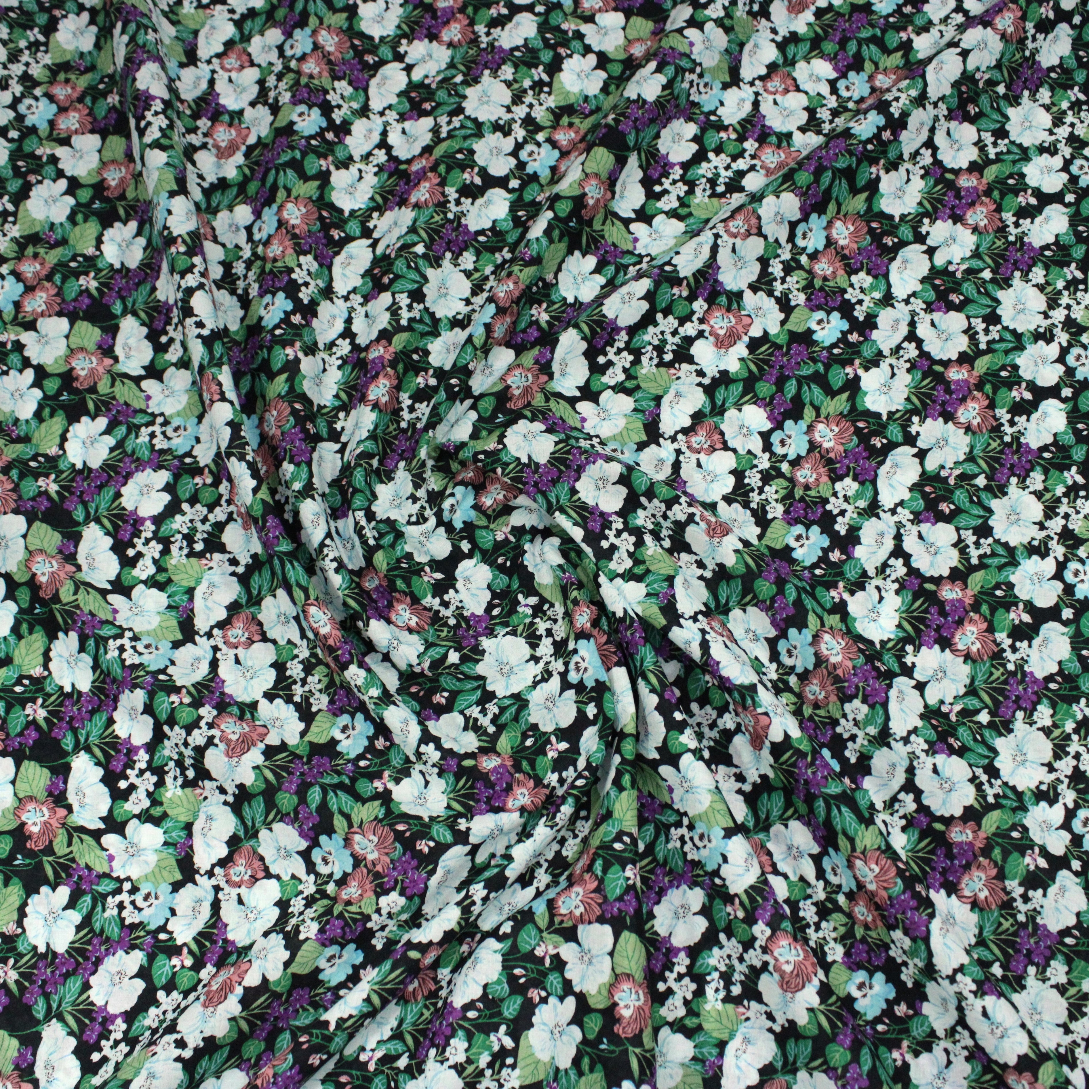 3 Metres, Premium Cotton Lawn - 60" Wide - Floral