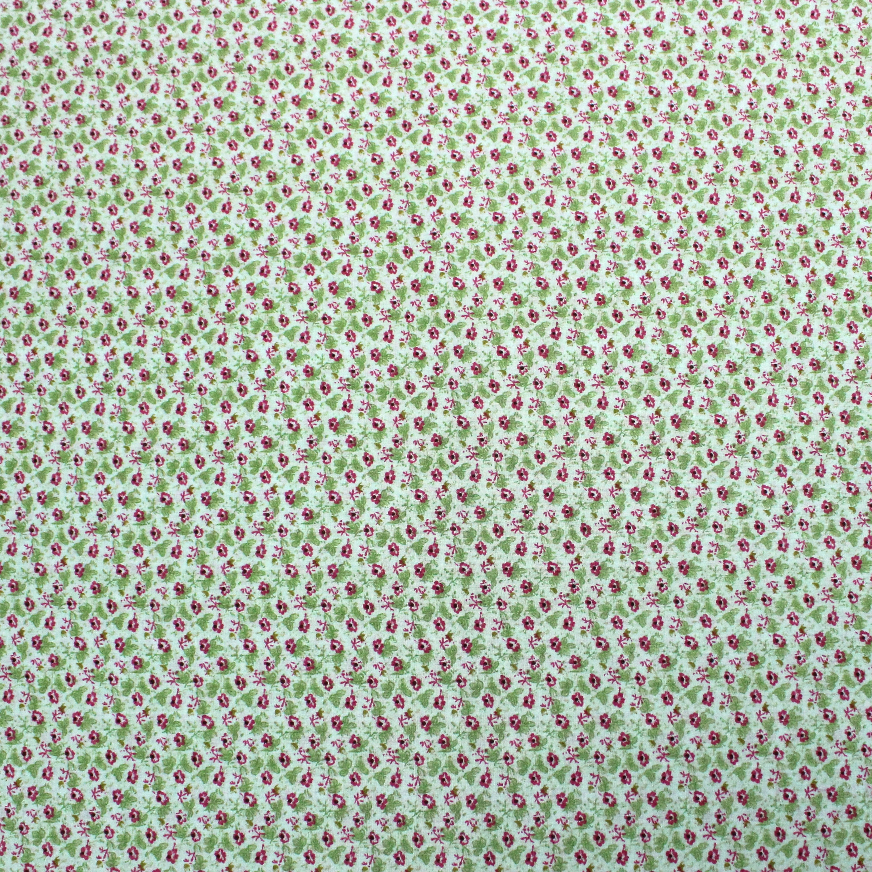 3 Metres, Premium Cotton Lawn - 60" Wide - Small Flowers