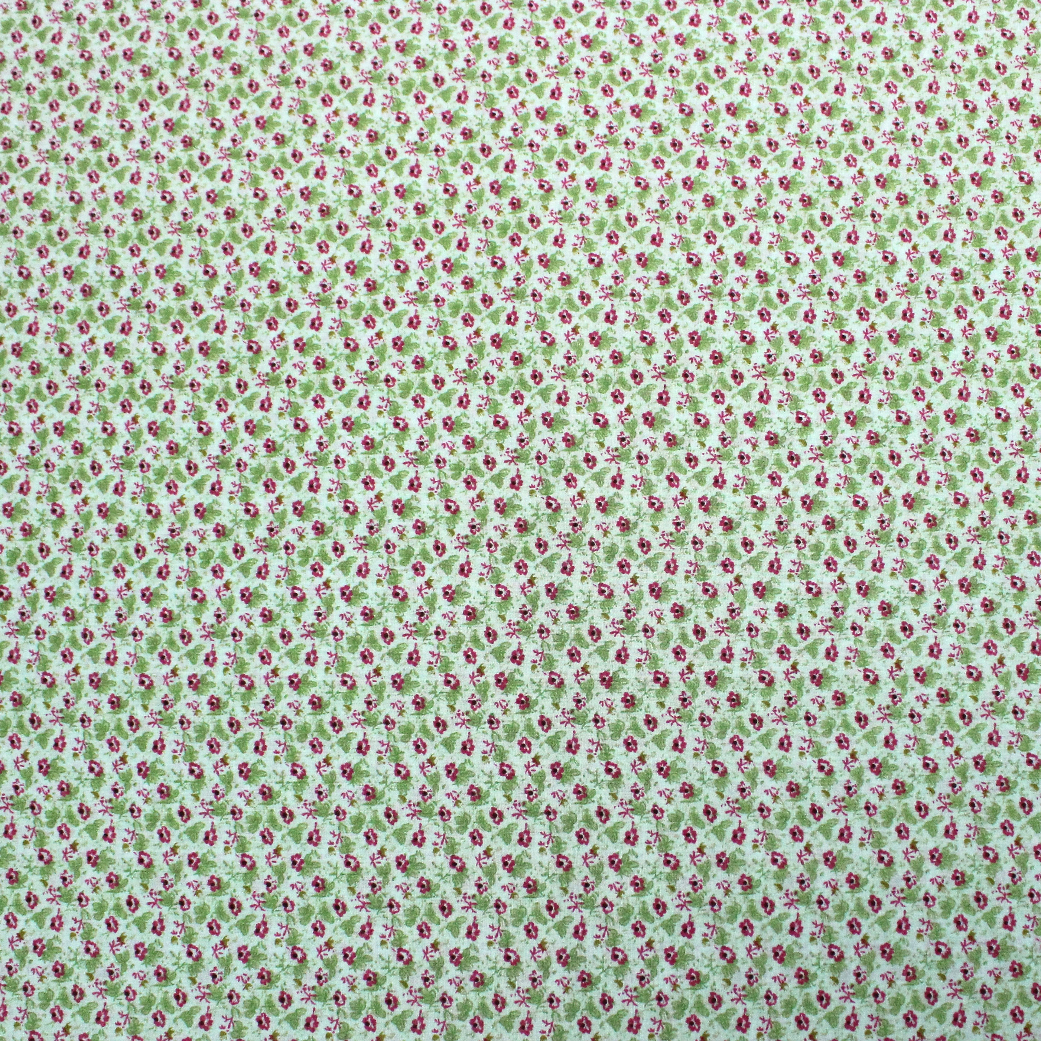 3 Metres, Premium Cotton Lawn - 60" Wide - Small Flowers