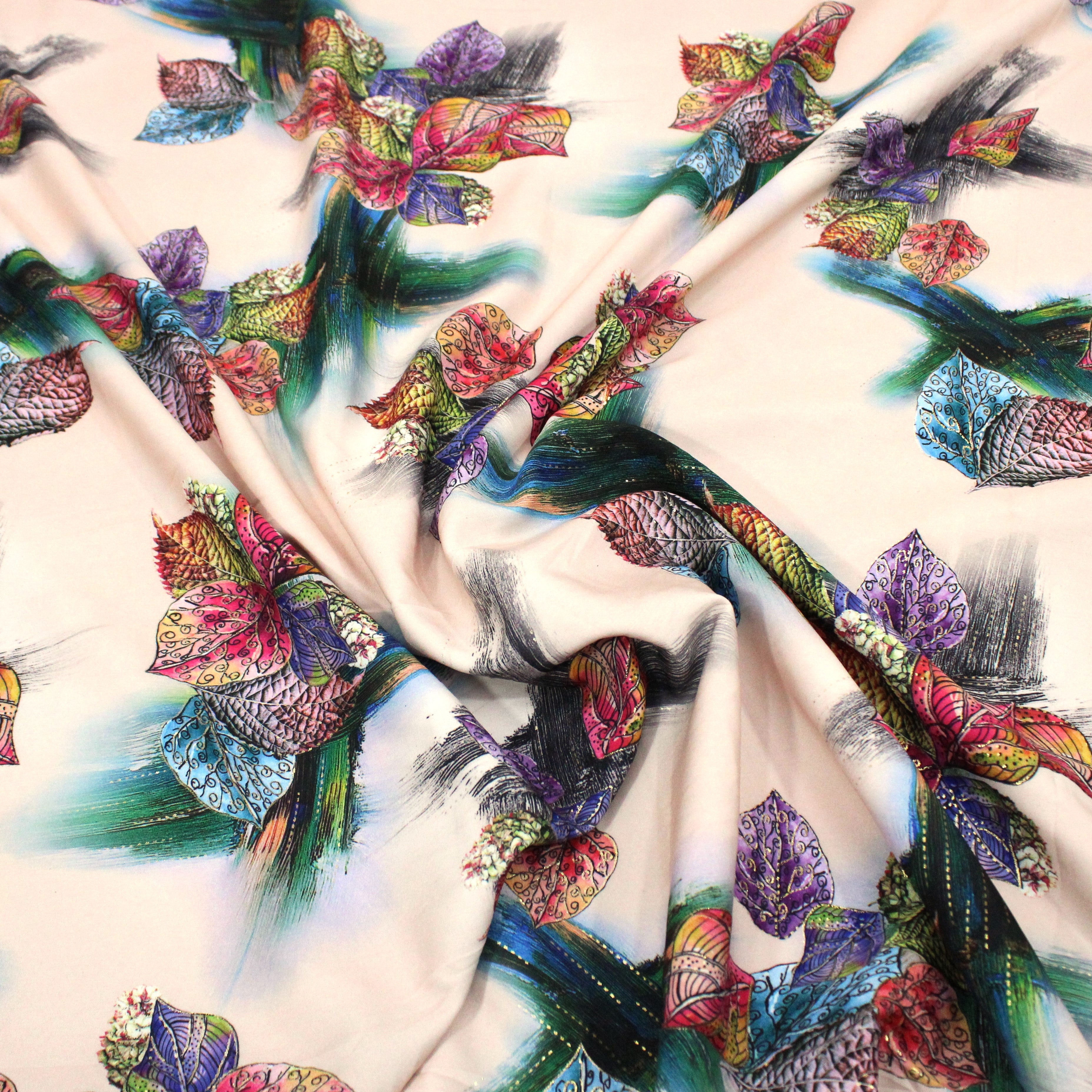 3 Metre, Dressmaking Matt Satin,- 55" Wide- Peach