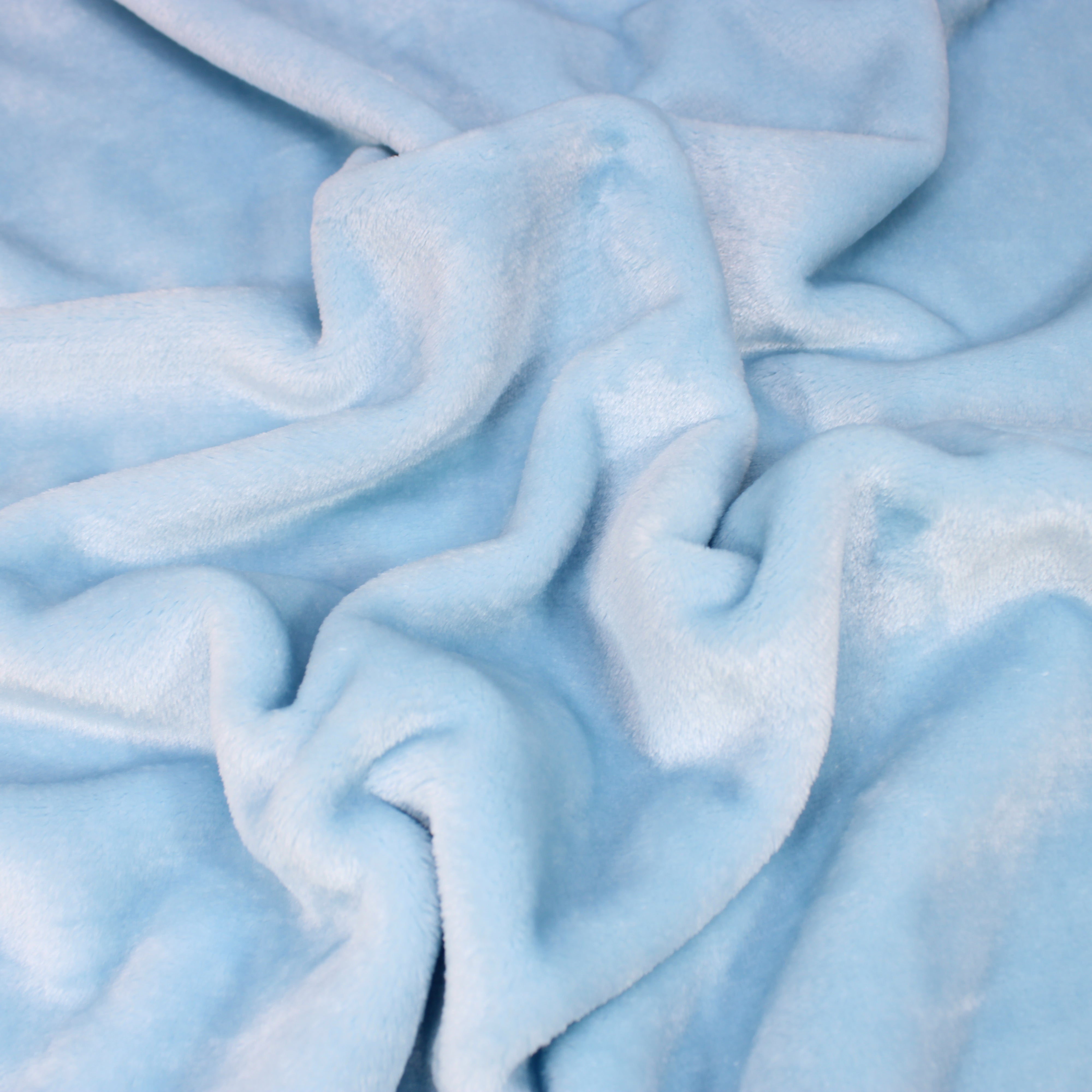 3 Metres, Ultra Soft Cuddle Fleece, 'BLUE' -55" Wide