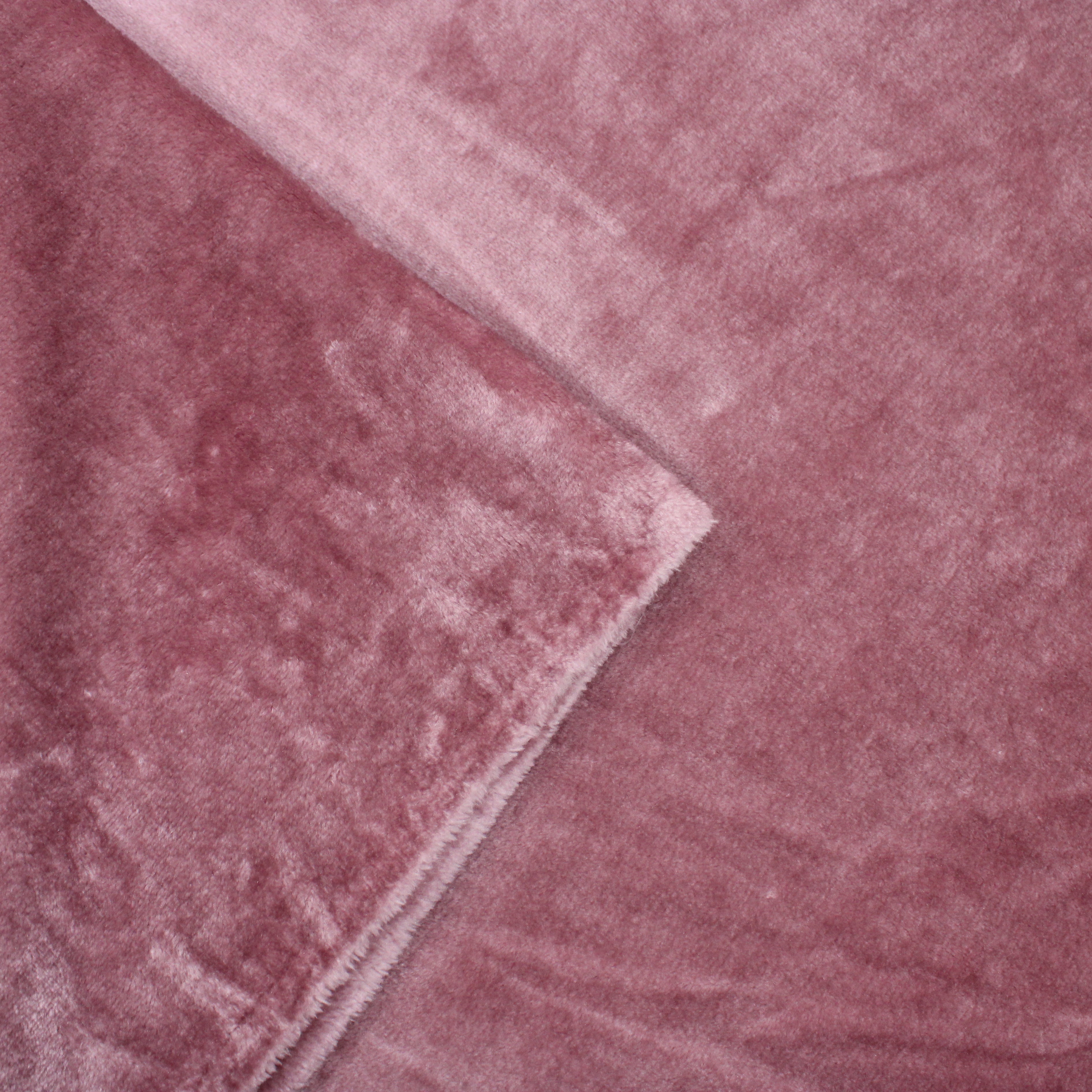 3 Metres, Ultra Soft Cuddle Fleece, 'MAUVE' -55" Wide