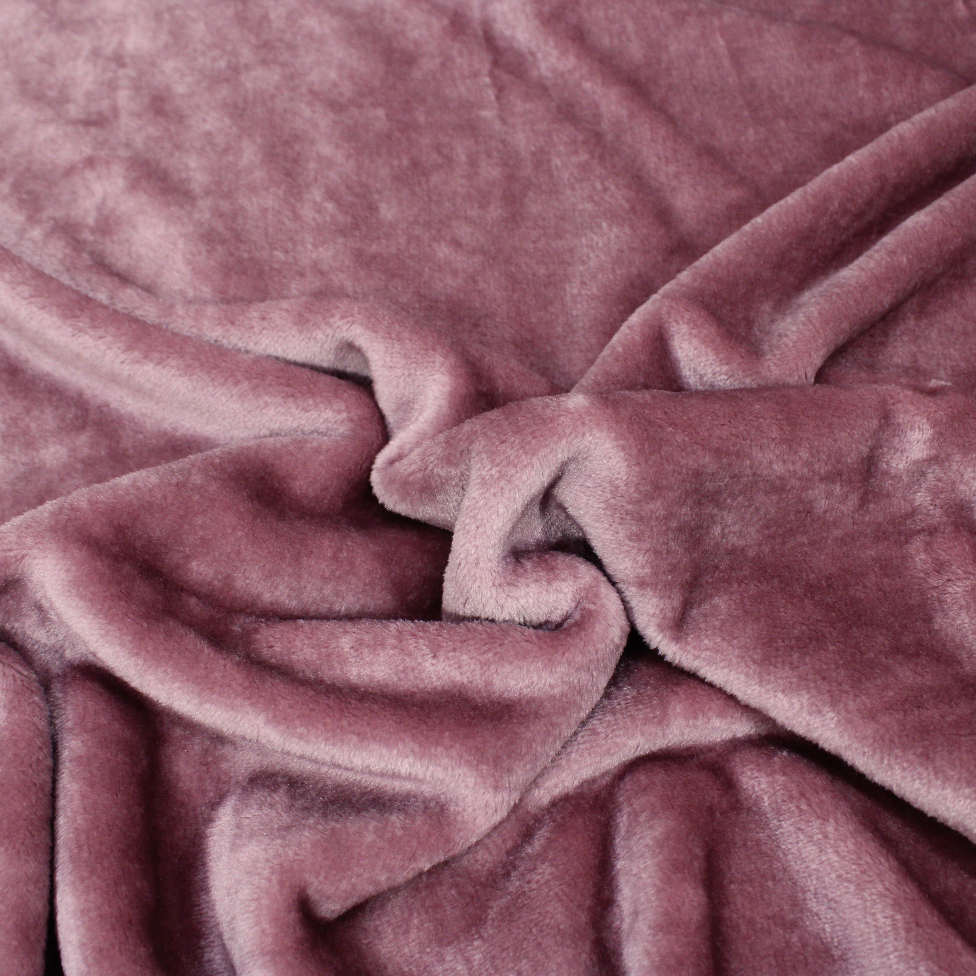 3 Metres, Ultra Soft Cuddle Fleece, 'MAUVE' -55" Wide