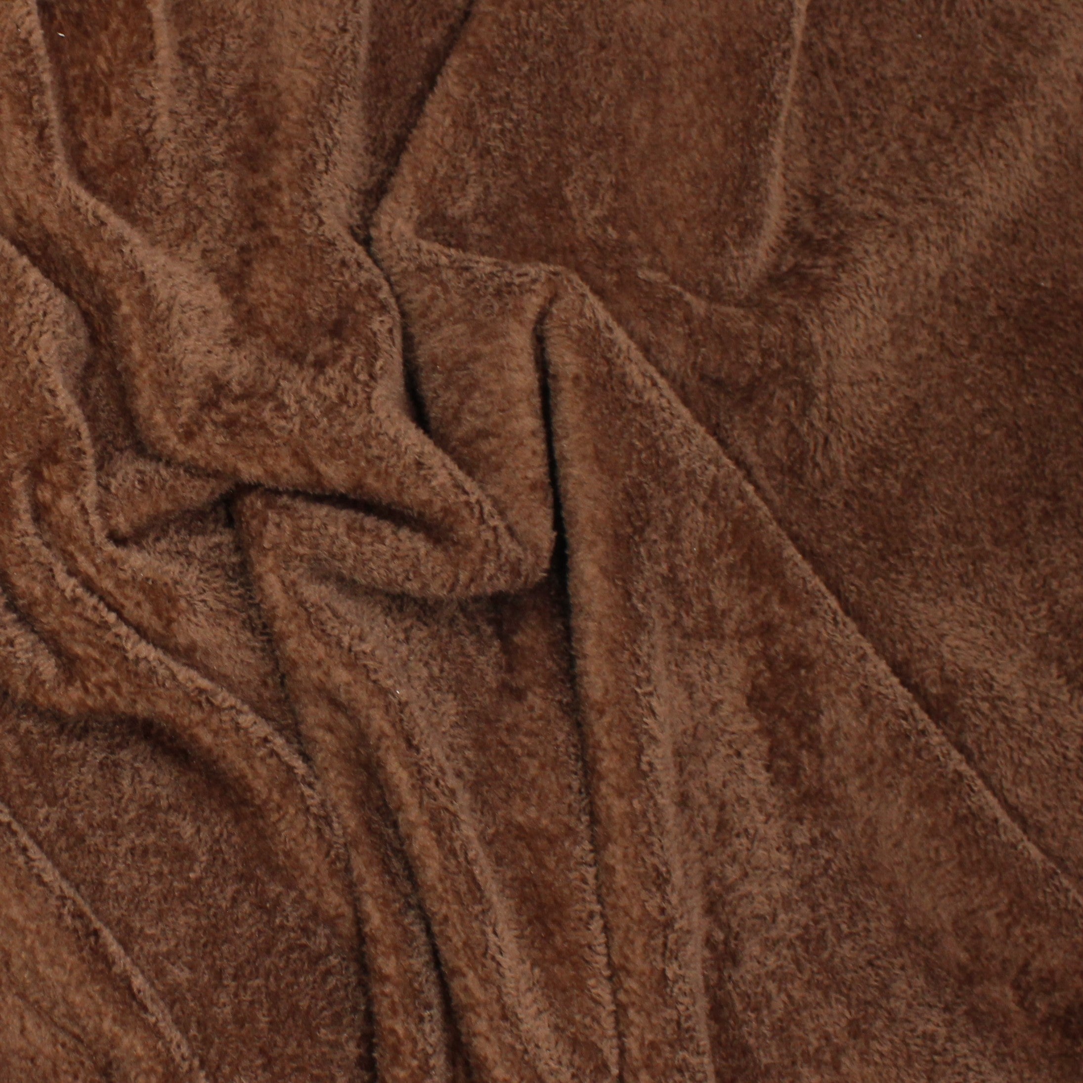 3 Metres, Ultra Soft Cuddle Fleece, 'BROWN' -55" Wide