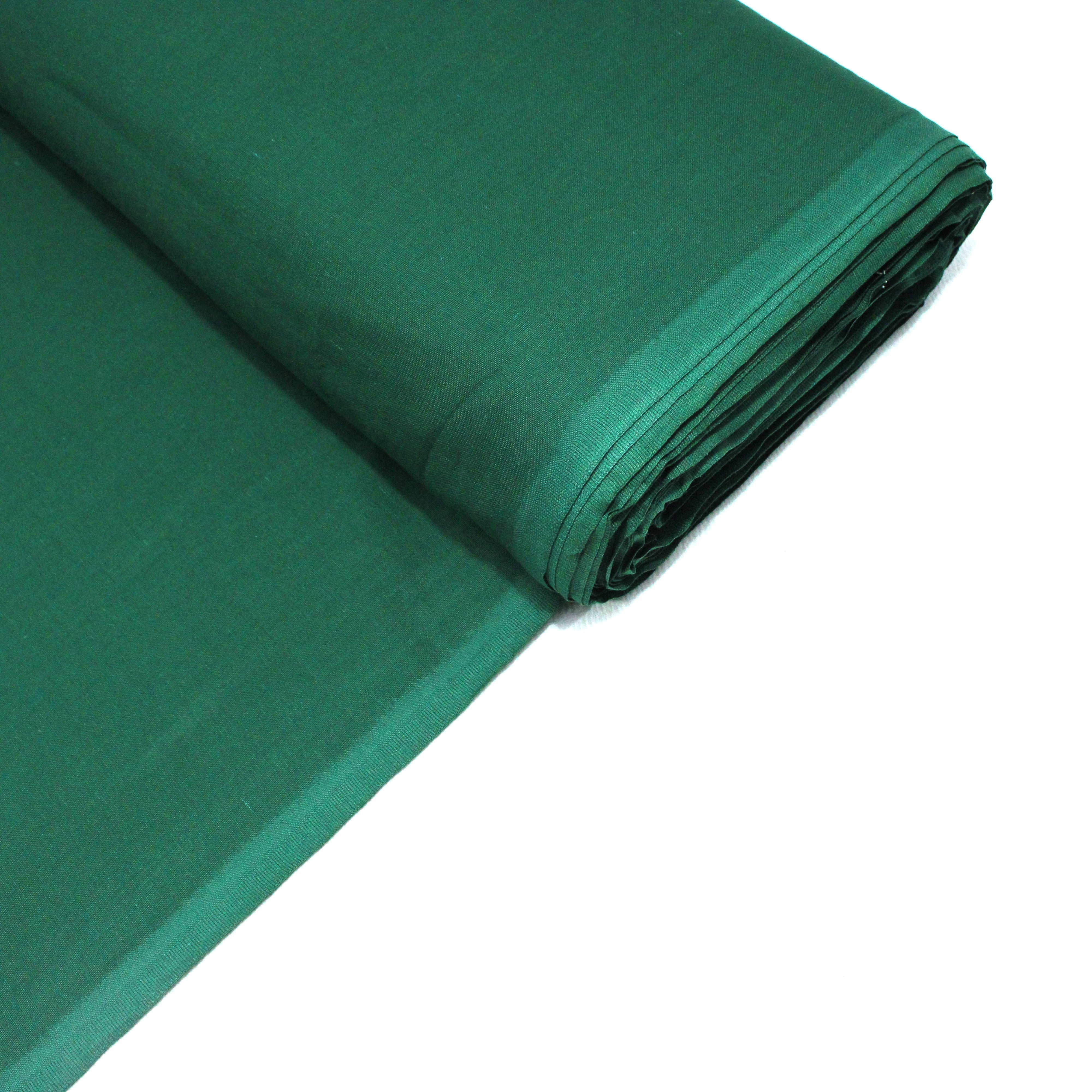 Luxury Plain 100% Cotton - 58" Wide - Emerald (Per Metre)