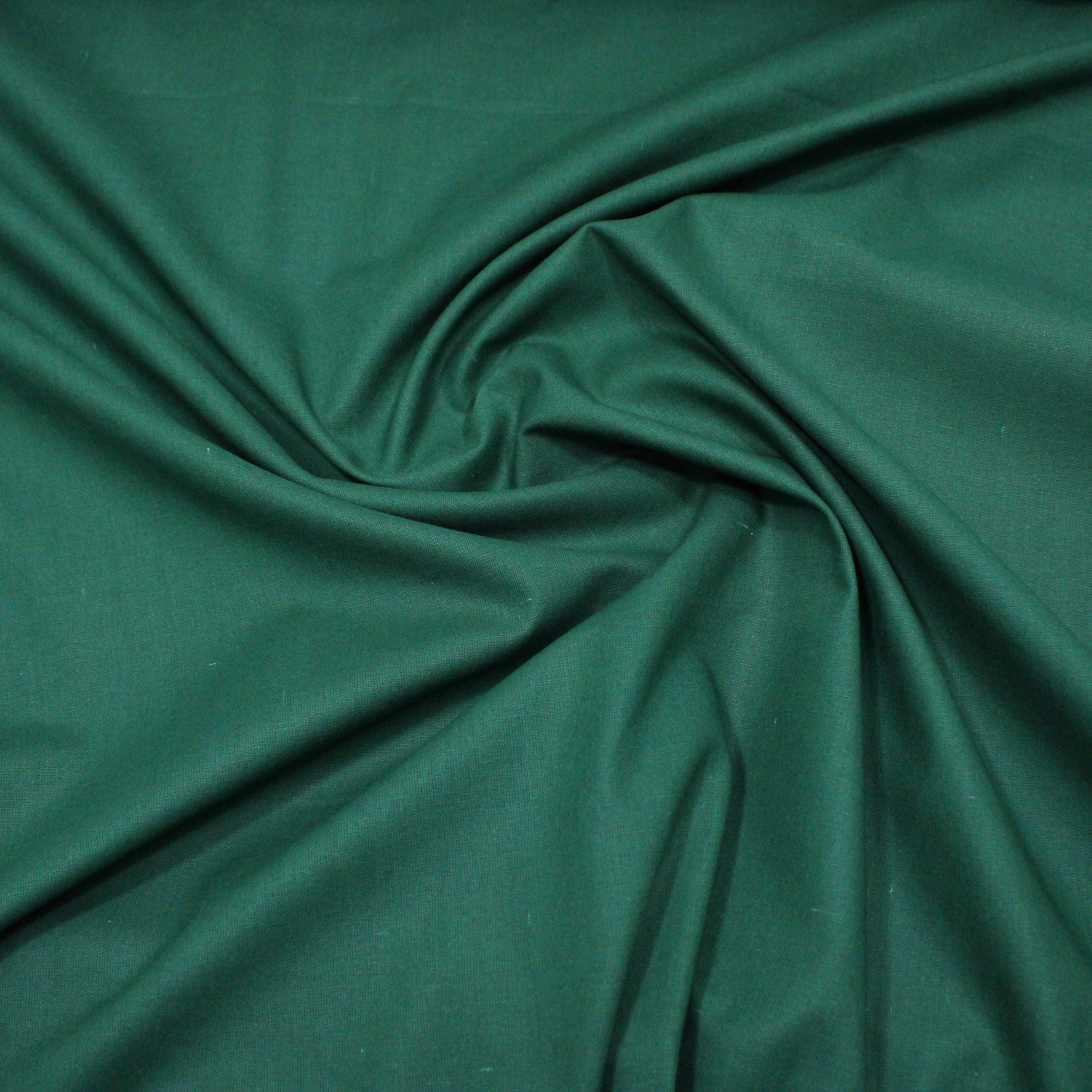Luxury Plain 100% Cotton - 58" Wide - Emerald (Per Metre)
