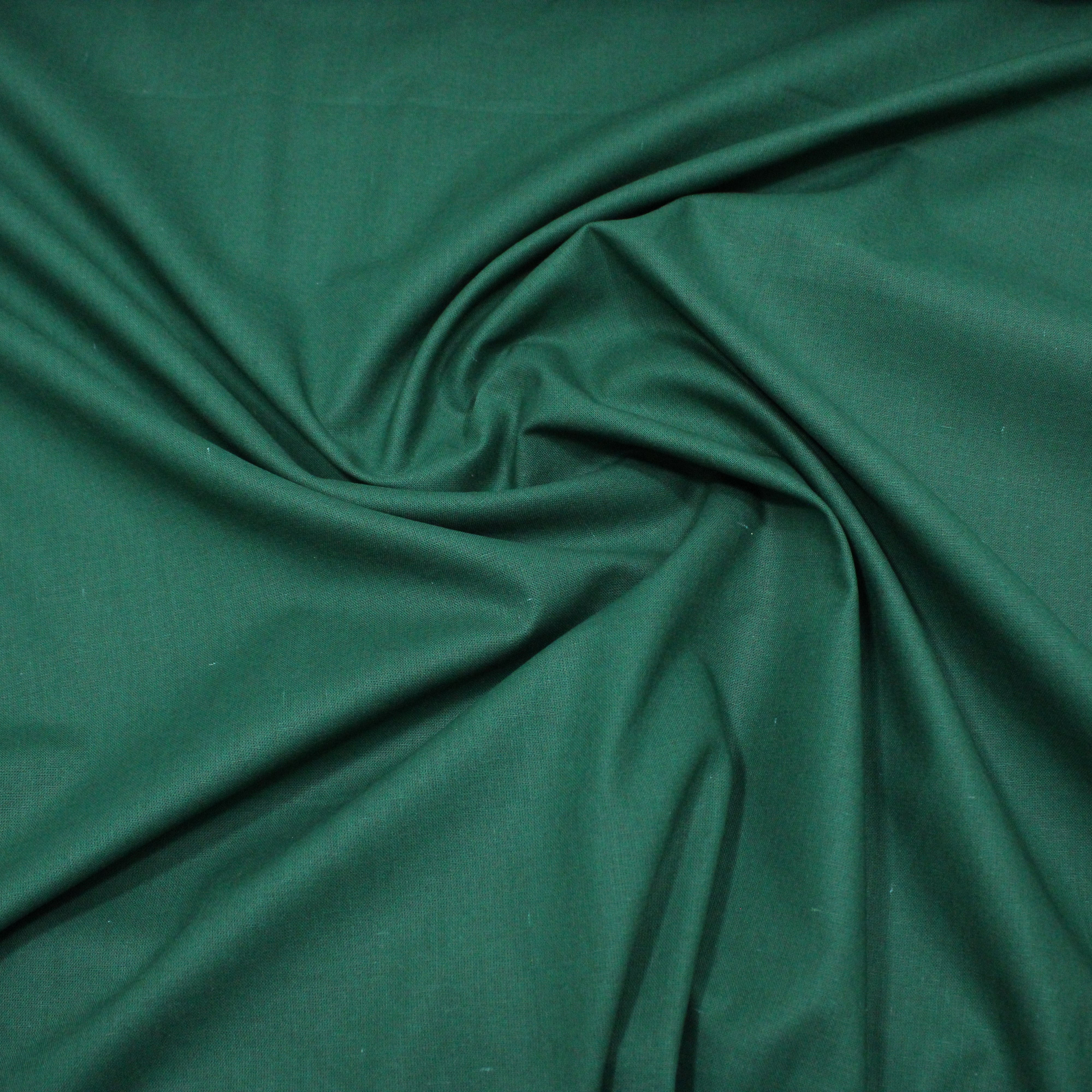 Luxury Plain 100% Cotton - 58" Wide - Emerald (Per Metre)
