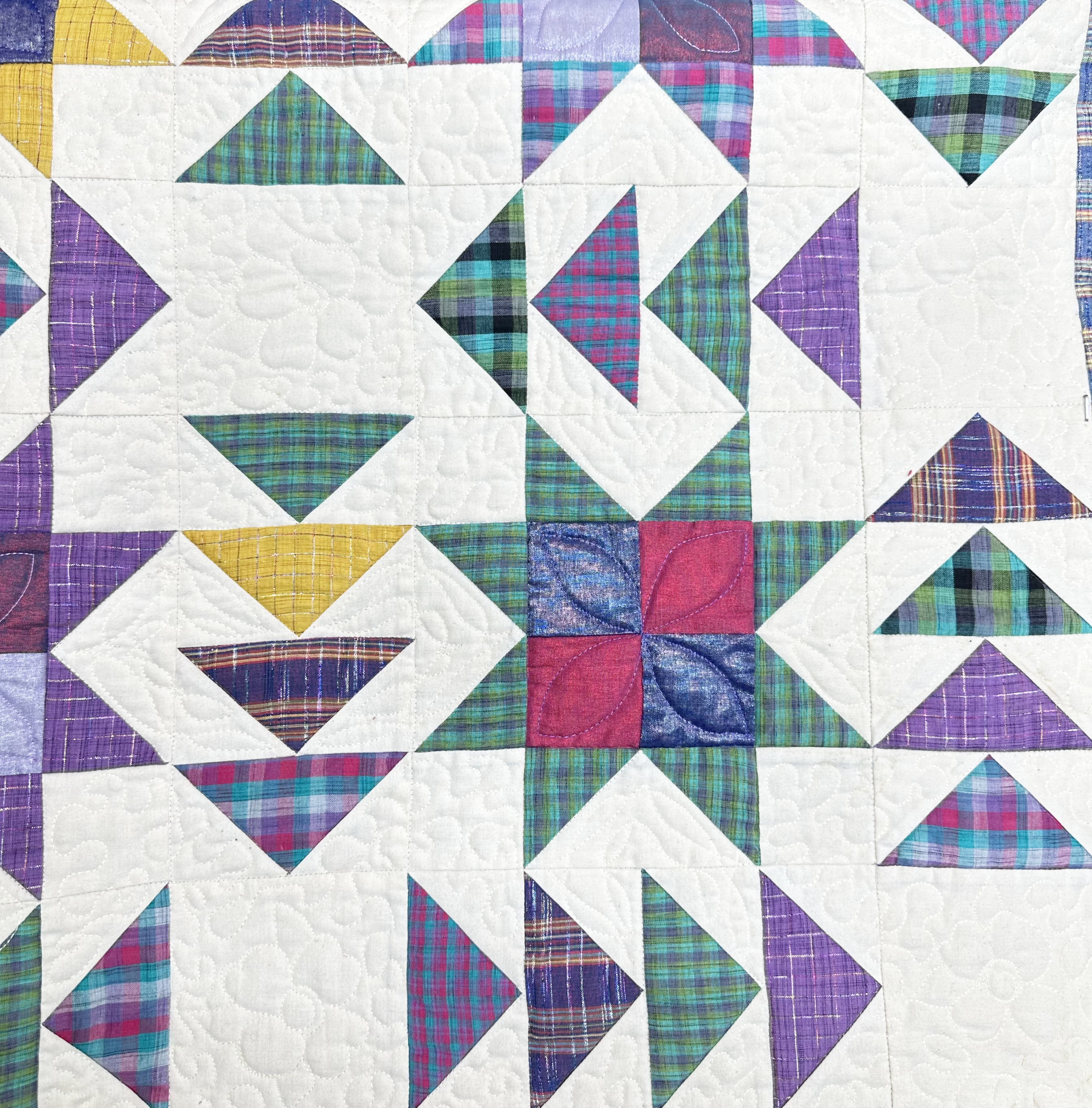 Premium 100% Cotton Lap Quilt- 100cm x 100cm (Tartans)