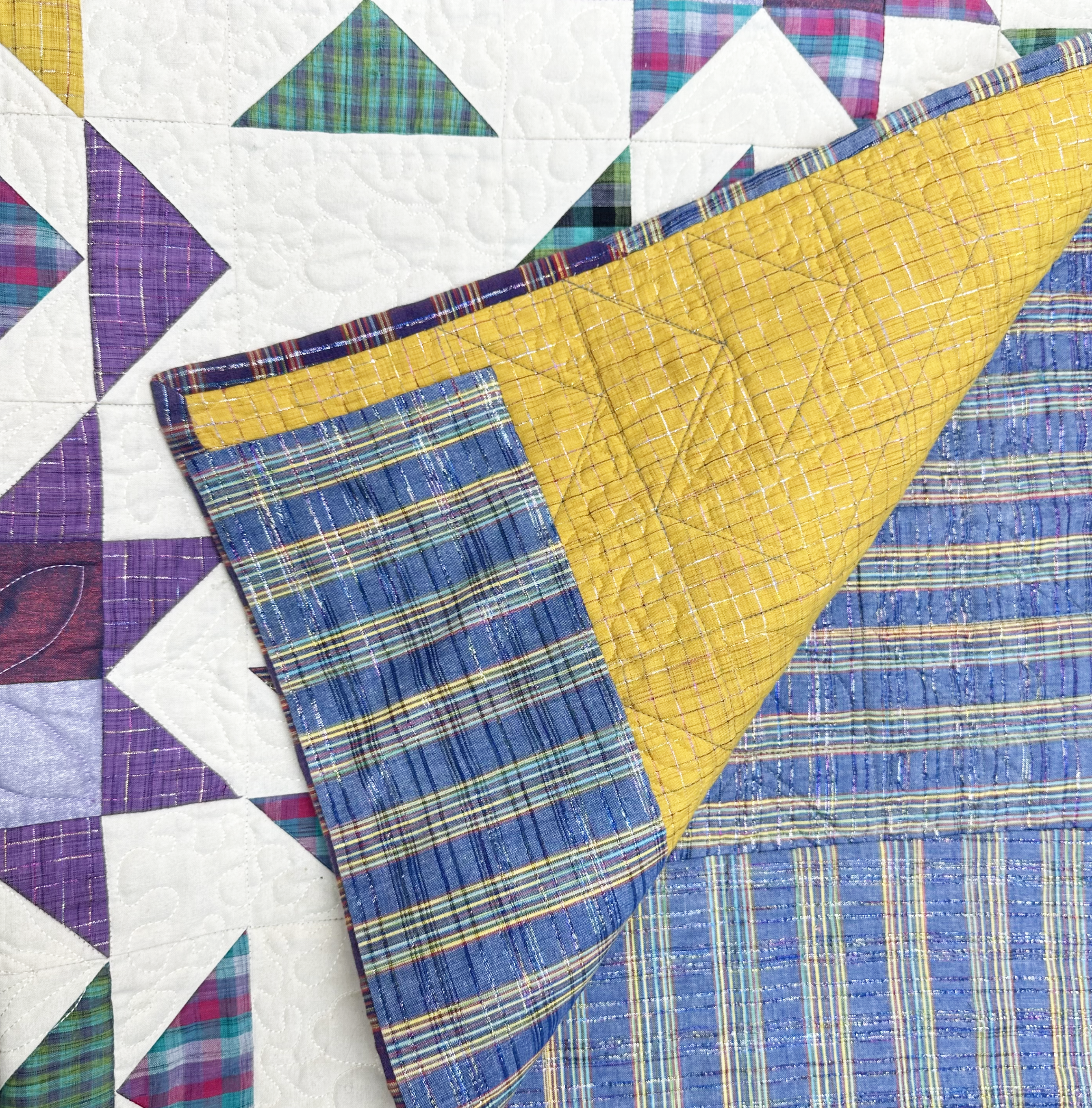 Premium 100% Cotton Lap Quilt- 100cm x 100cm (Tartans)