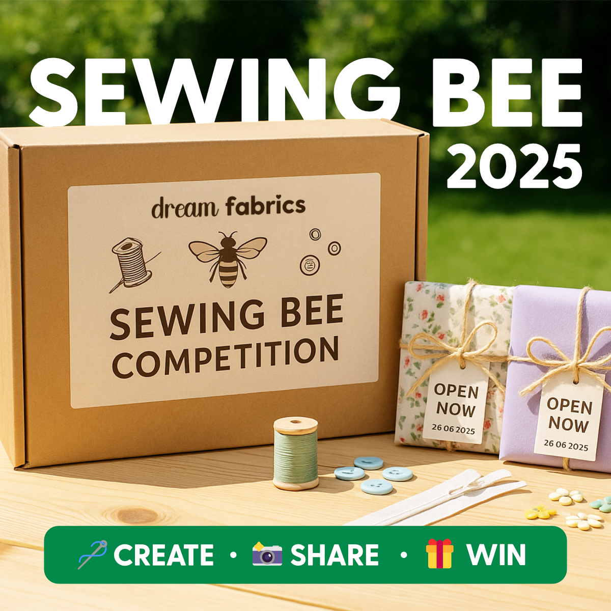 Dream Fabrics Sewing Bee Competition 2025 Fabric Bundle