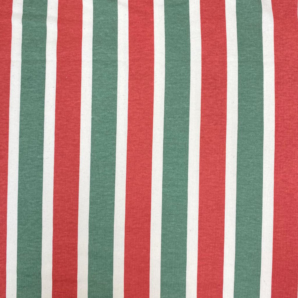 3 Metres Premium quality Cotton Jersey, 'Berry & Basil' - 58" Wide