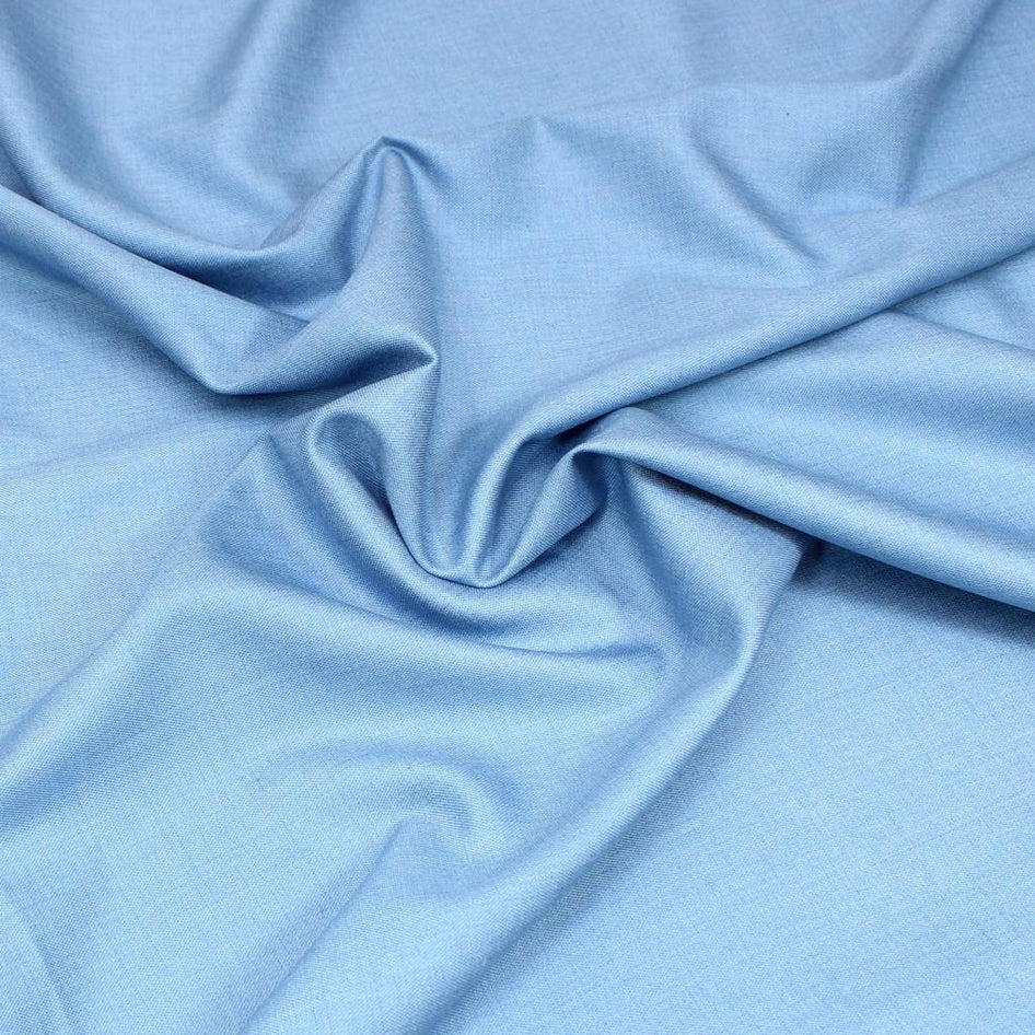 3 Metres Cashmere Effect Suiting Fabric, 'Sky Blue' - 55" Wide