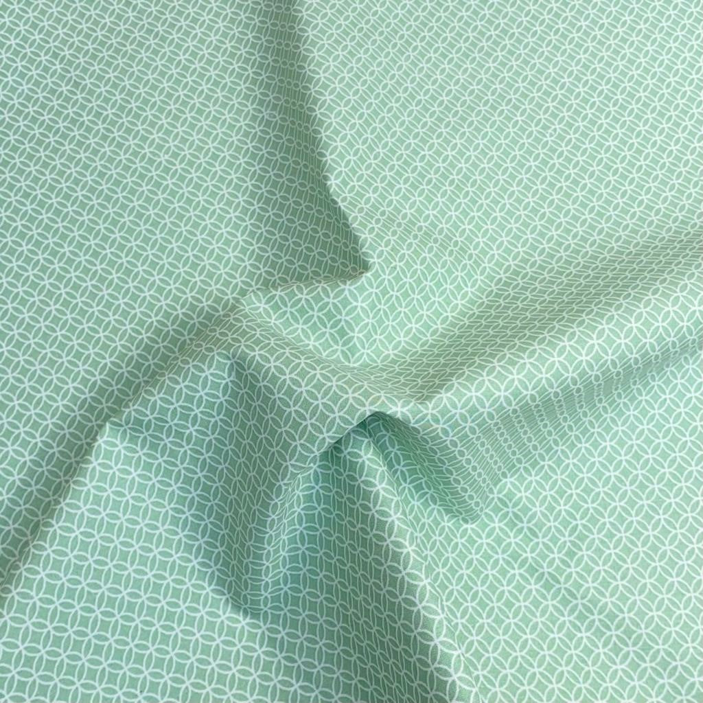 Digital 100% Cotton Poplin, 'Green' - 63" Wide