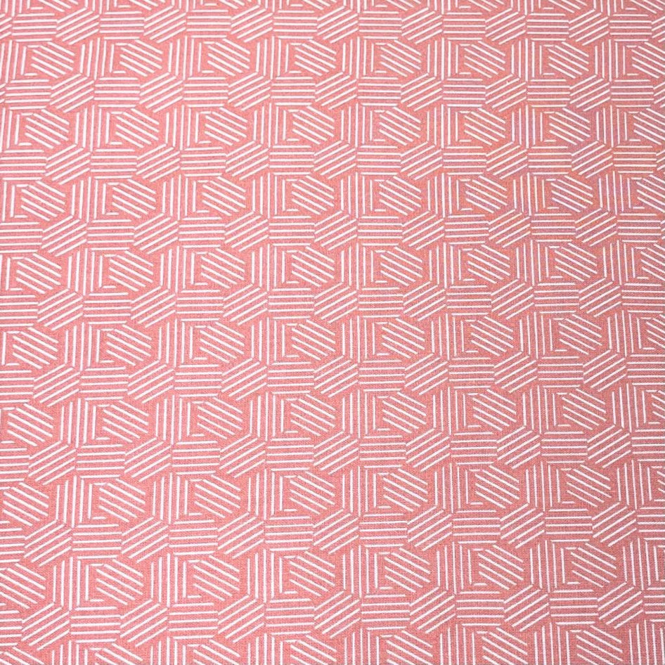Digital 100% Cotton Poplin, 'Dusky Pink' - 63" Wide