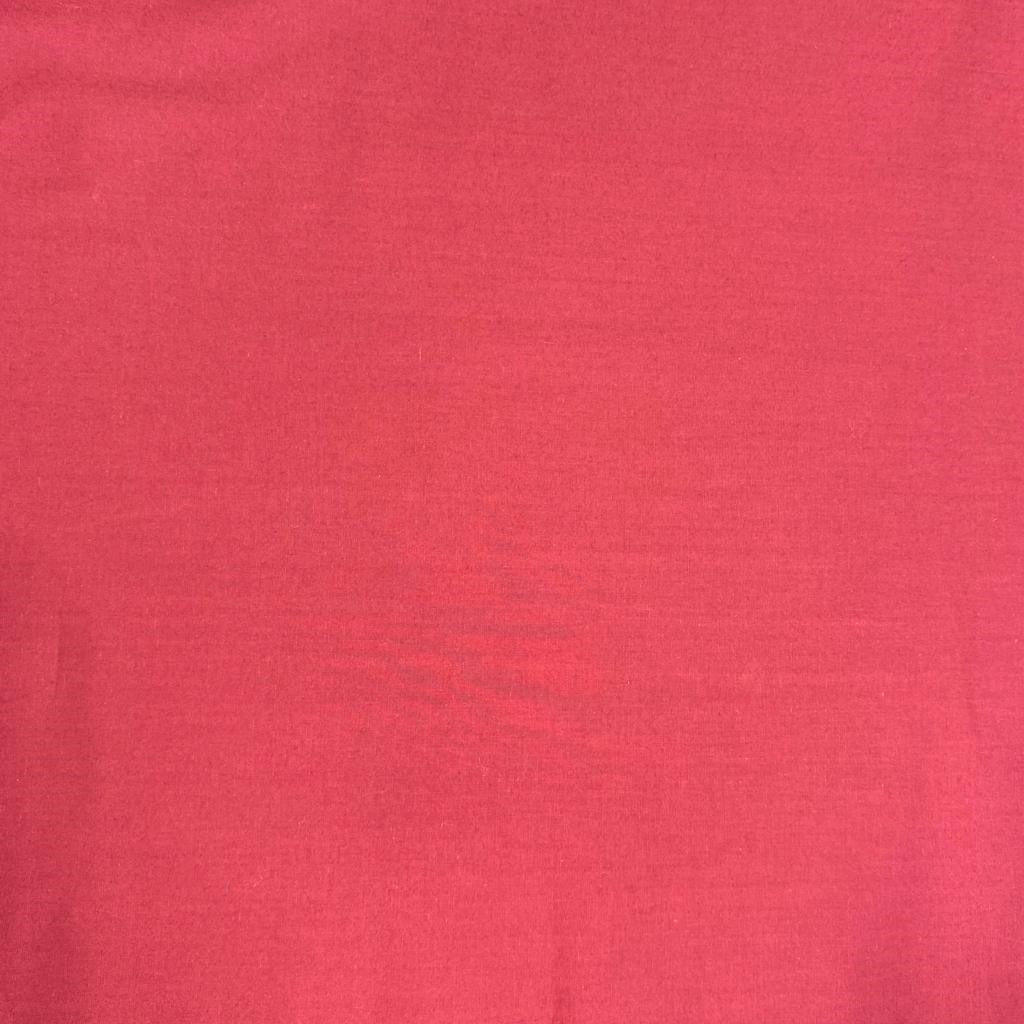 Per Metre, Plain Cotton Poplin, 'Maroon' - 43" Wide