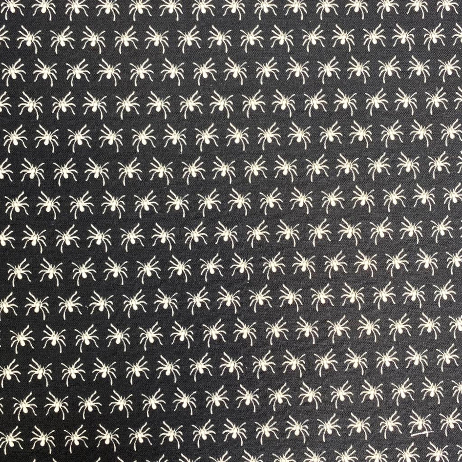 Halloween Themed Cotton, 'Spider' - 45" Wide
