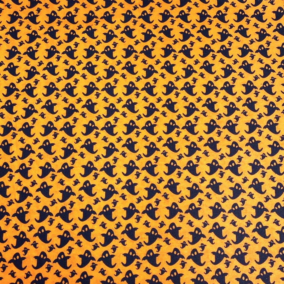 Halloween Themed Cotton, 'Boo' - 45" Wide