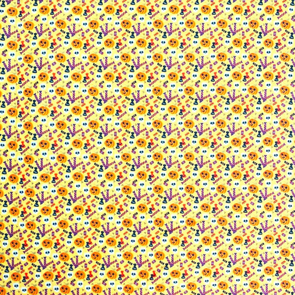 Halloween Themed Cotton, 'Candy' - 45" Wide