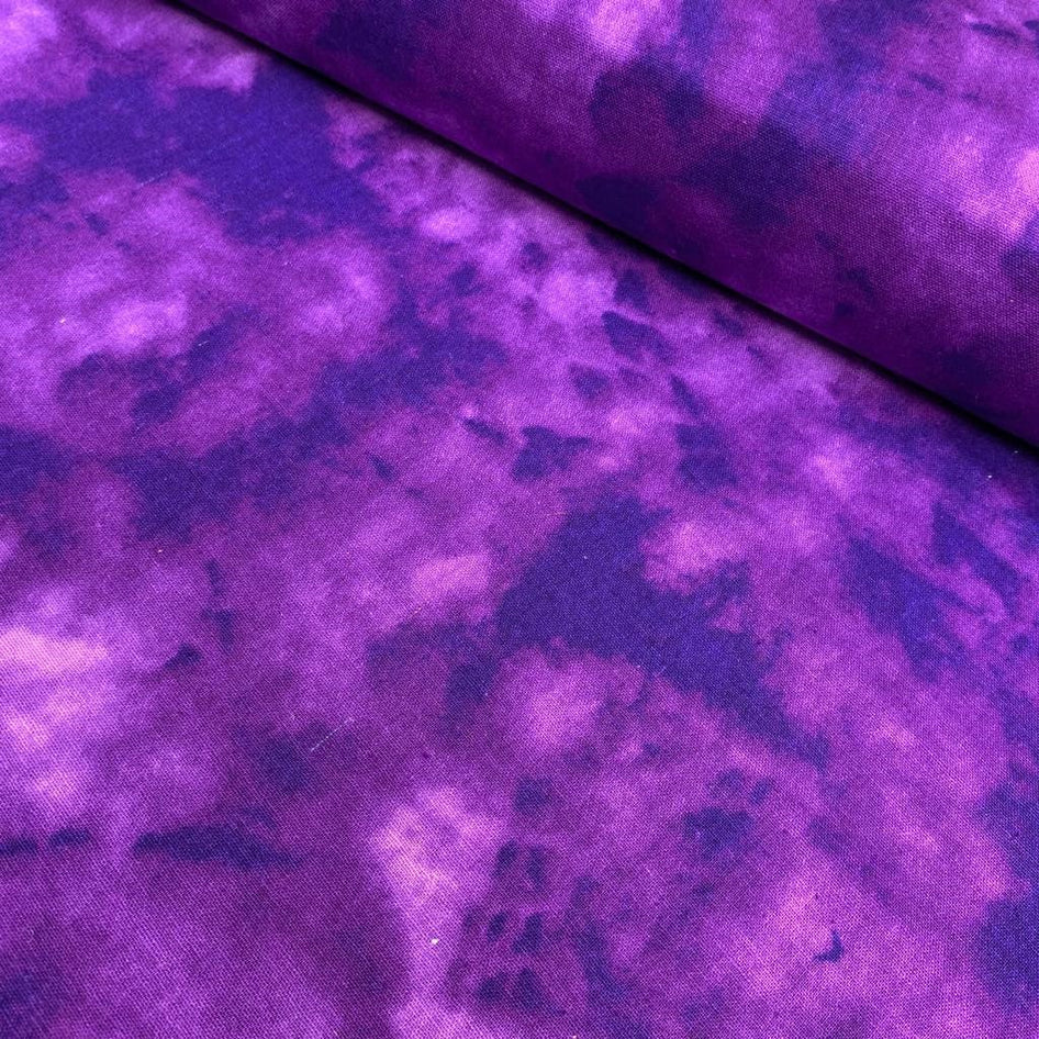 3 Metres Melody Quilting Cotton, 'Purple' - 40" Wide