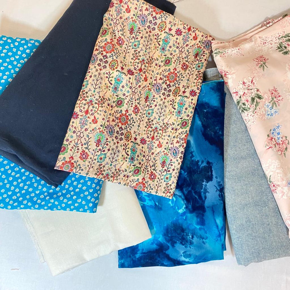23 Metres, Premium Quality Mixed Fabric Bundle, Limited Time Offer