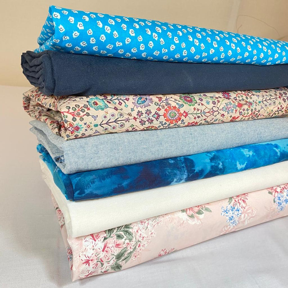 23 Metres, Premium Quality Mixed Fabric Bundle, Limited Time Offer